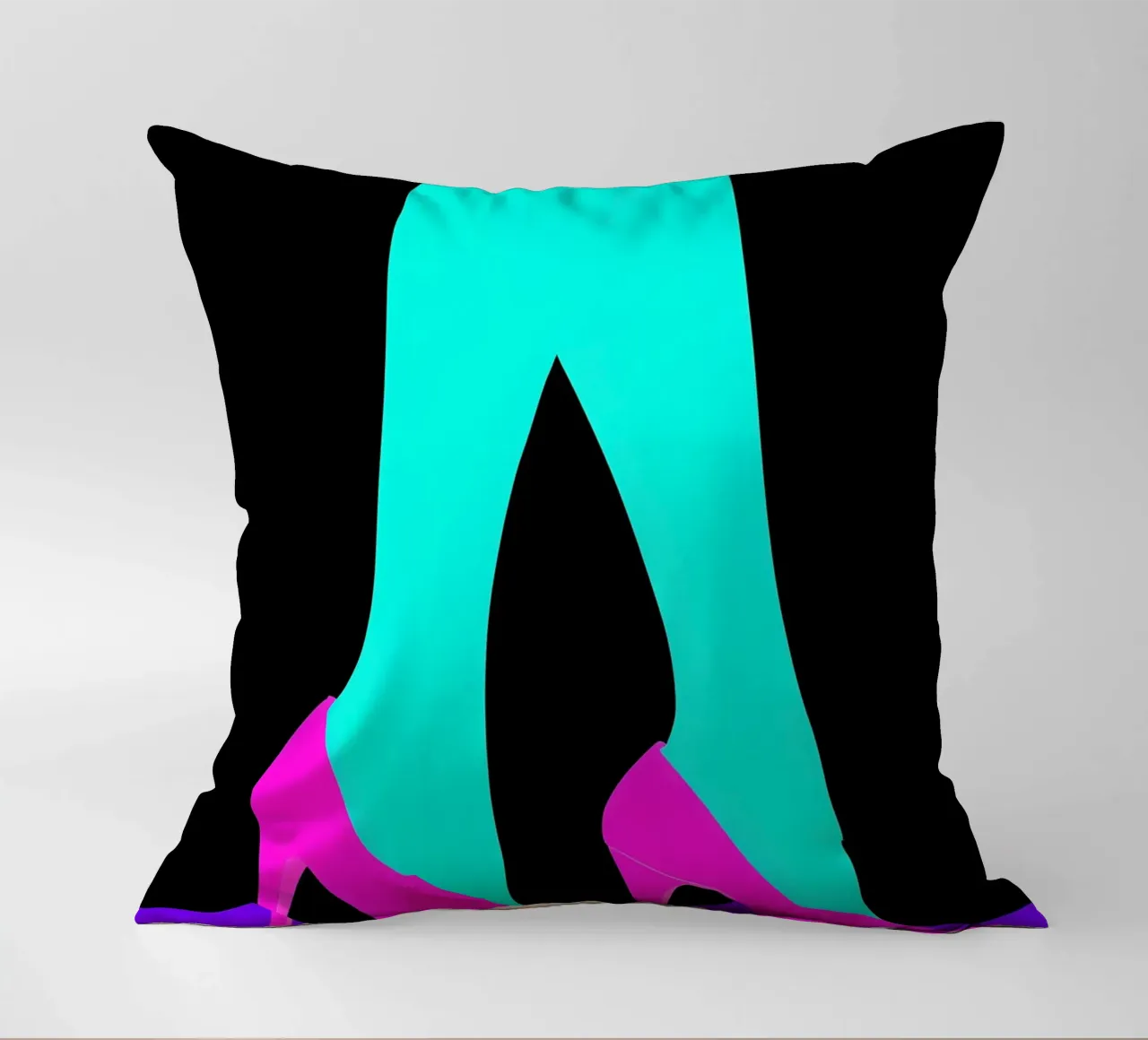 Tacchi alti - Pop Art cuscino da ColorCrash Gallery