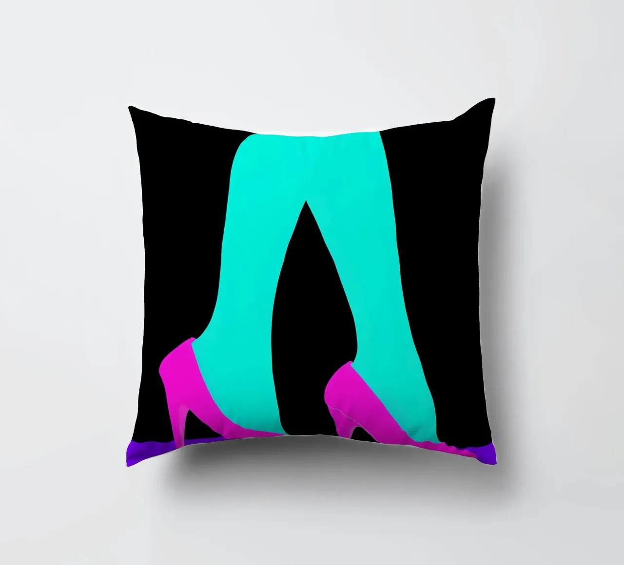 Tacchi alti - Pop Art cuscino da ColorCrash Gallery