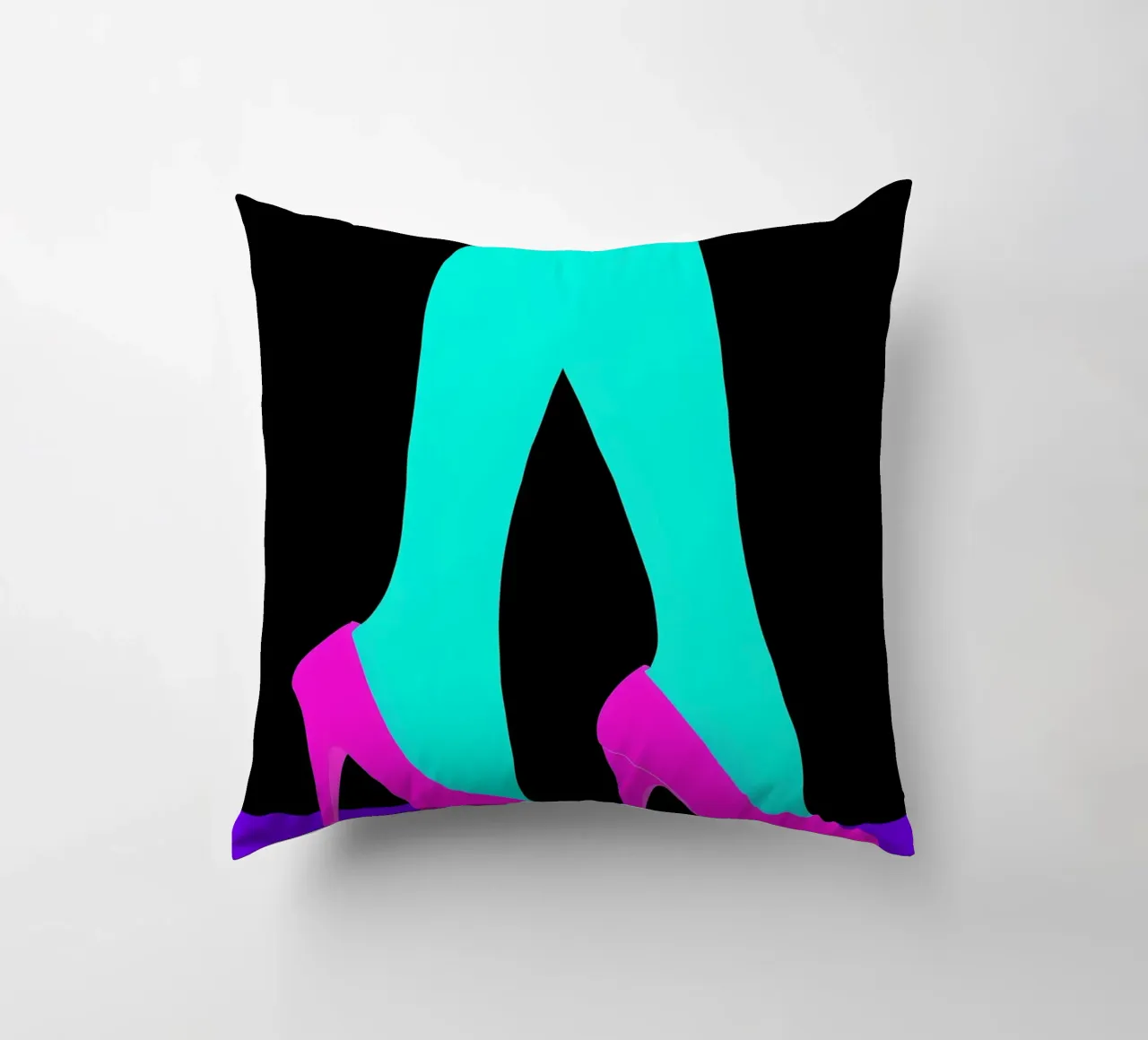 Tacchi alti - Pop Art cuscino da ColorCrash Gallery