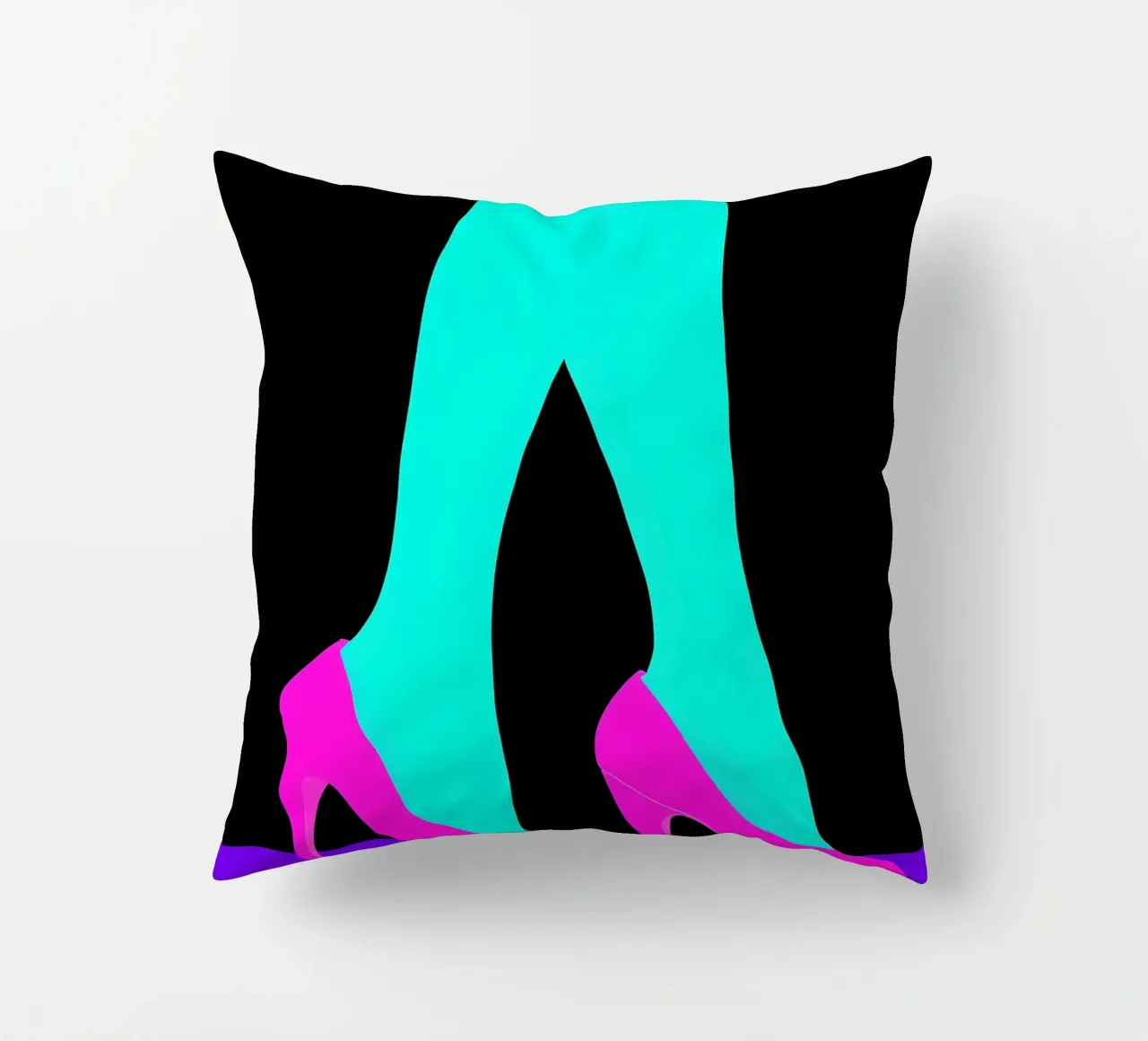 Tacchi alti - Pop Art cuscino da ColorCrash Gallery