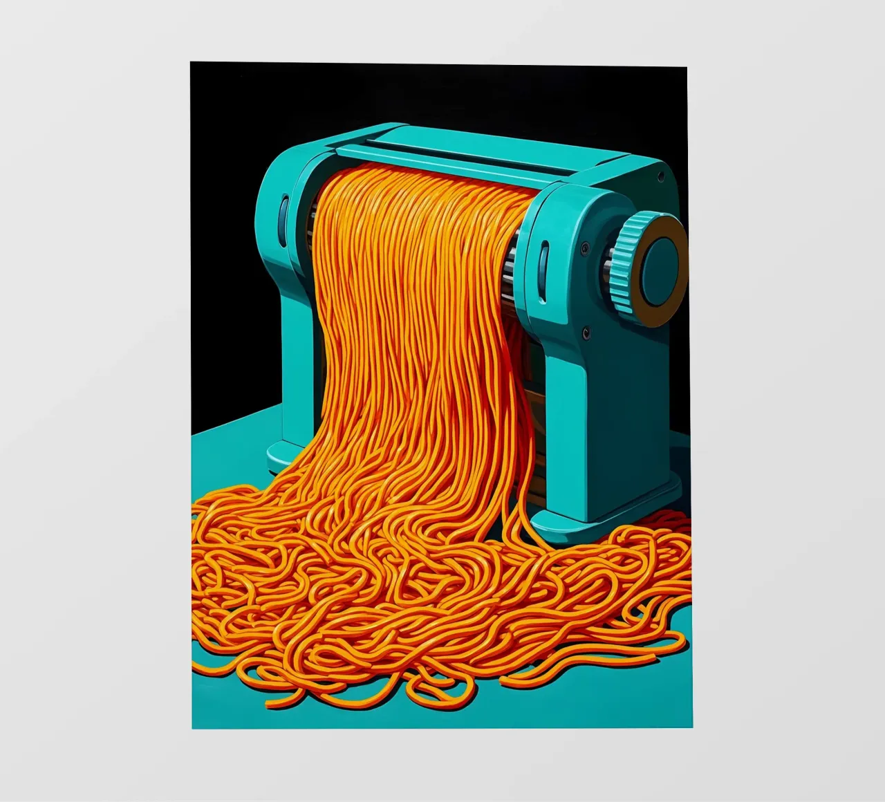 Macchina per tagliatelle - Pop Art telo in pvc da ColorCrash Gallery