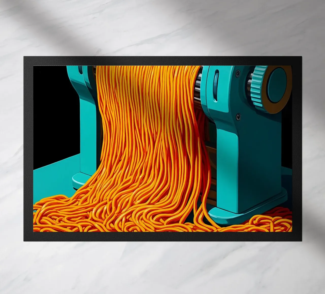 Macchina per tagliatelle - Pop Art zerbino da ColorCrash Gallery