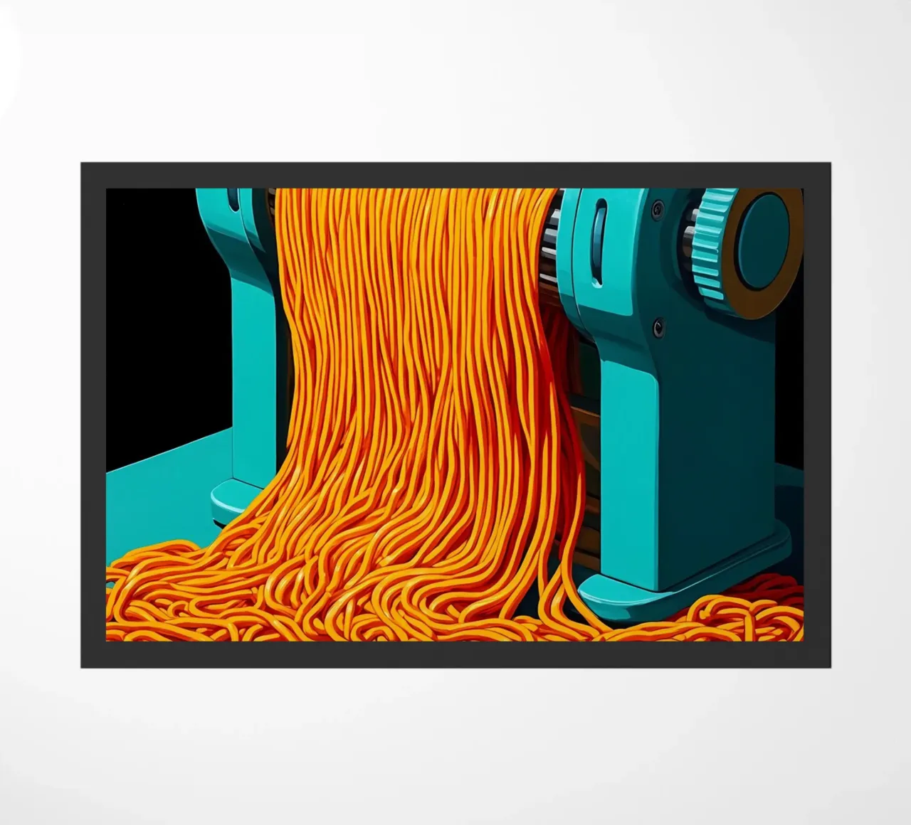 Macchina per tagliatelle - Pop Art zerbino da ColorCrash Gallery