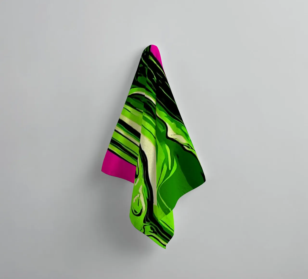 Bottle Dripping - Pop Art towel by ColorCrash Gallery