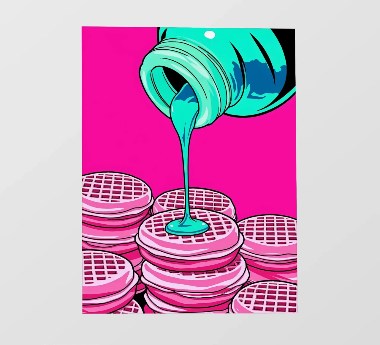 Sciroppo per cialde - Pop Art telo in pvc da ColorCrash Gallery