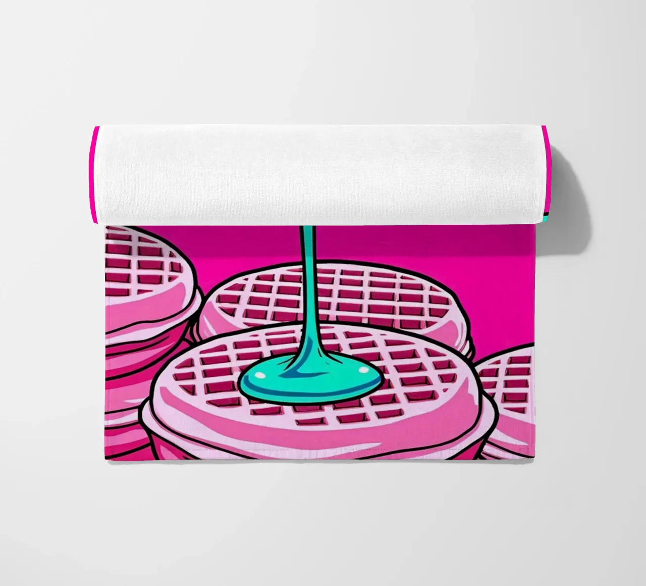 Sciroppo per cialde - Pop Art telo mare da ColorCrash Gallery