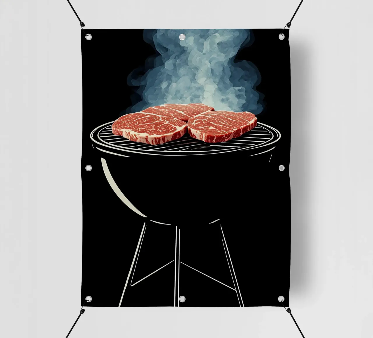Barbecue - Pop Art telo in pvc da ColorCrash Gallery