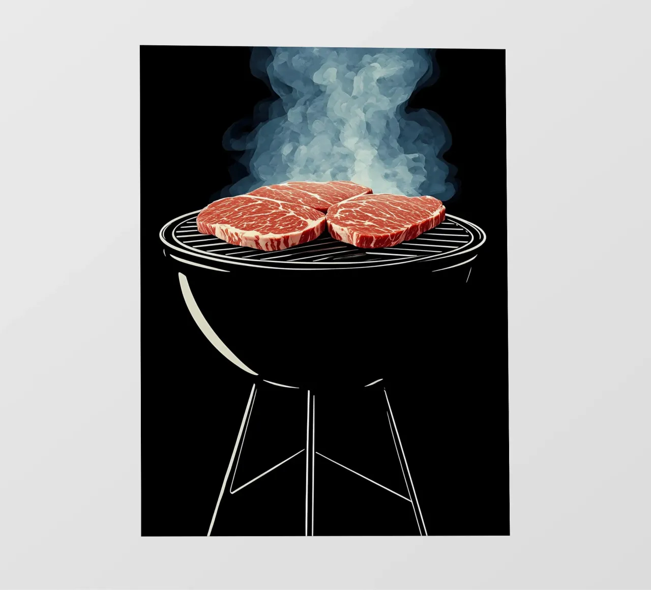Barbecue - Pop Art telo in pvc da ColorCrash Gallery