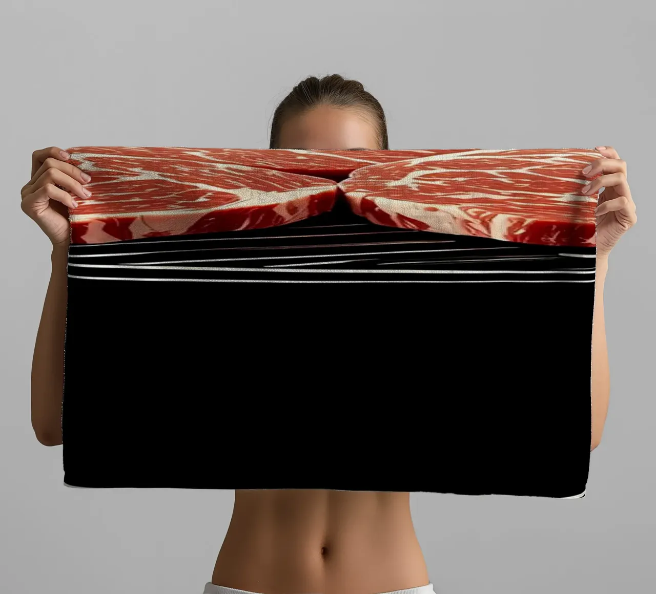 Barbecue - Pop Art asciugamano da bagno da ColorCrash Gallery