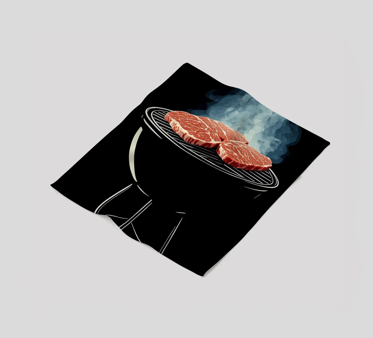 Barbecue - Pop Art coperta in pile da ColorCrash Gallery