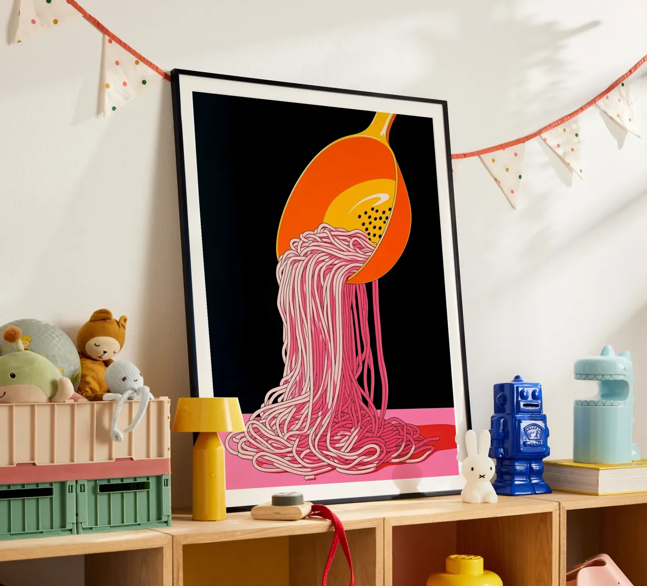 Spaghetti - Pop Art carta hahnemühle da ColorCrash Gallery