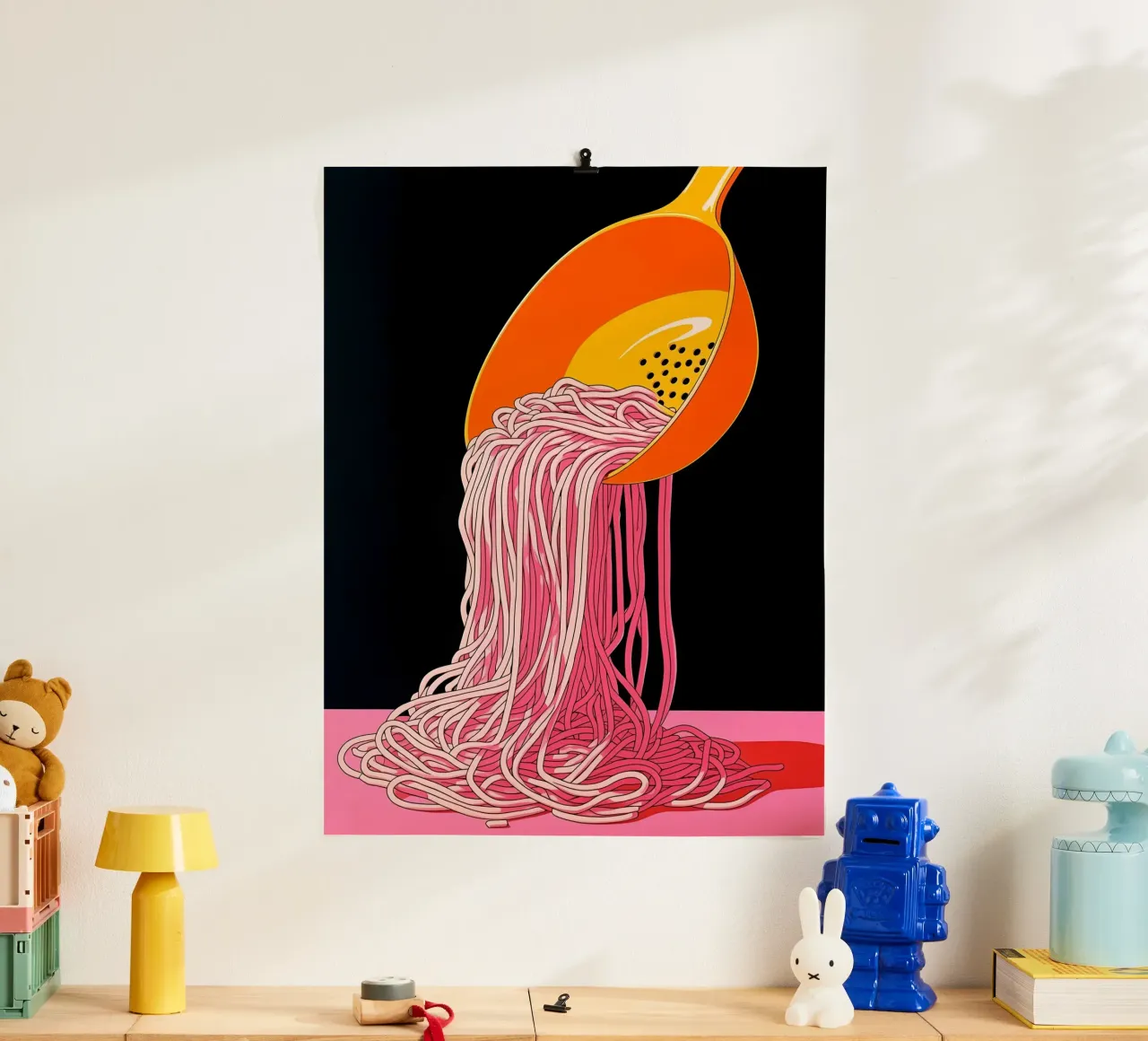 Spaghetti - Pop Art carta hahnemühle da ColorCrash Gallery