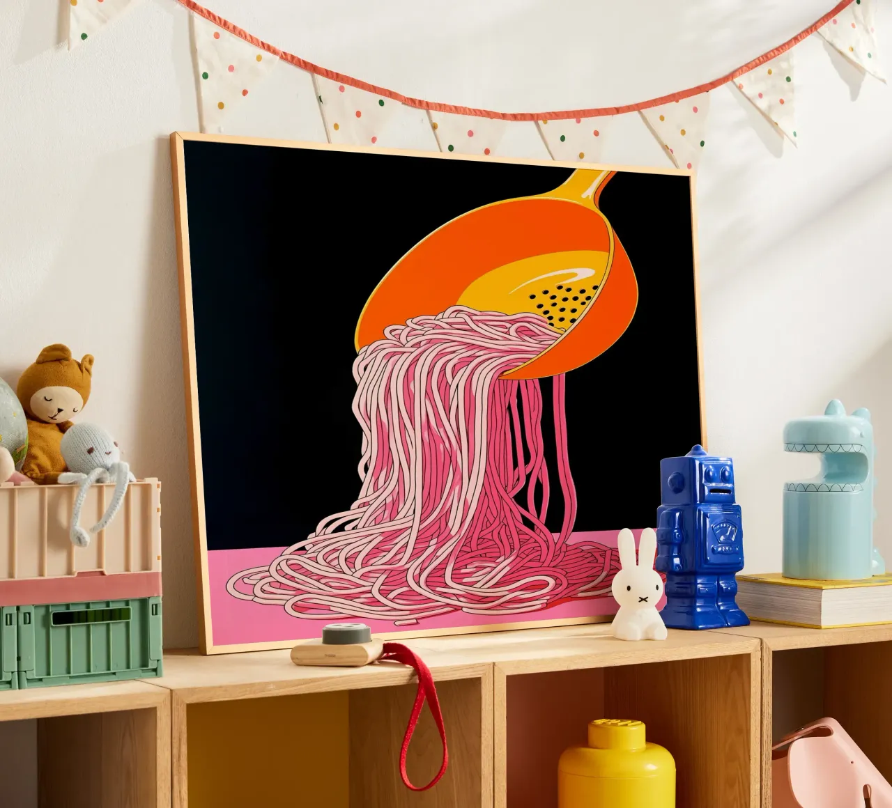 Spaghetti - Pop Art carta hahnemühle da ColorCrash Gallery