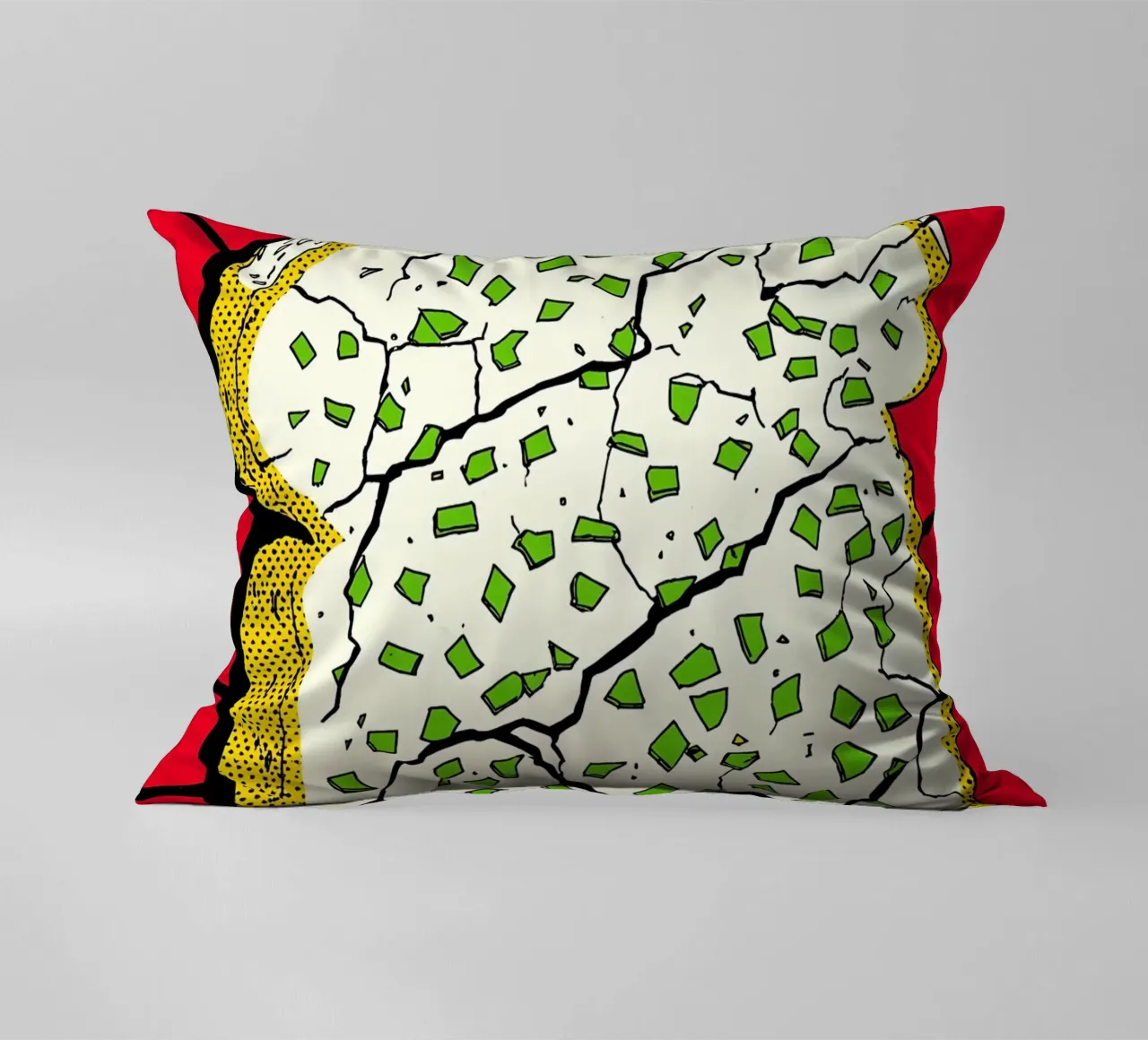Pane - Pop Art cuscino da ColorCrash Gallery