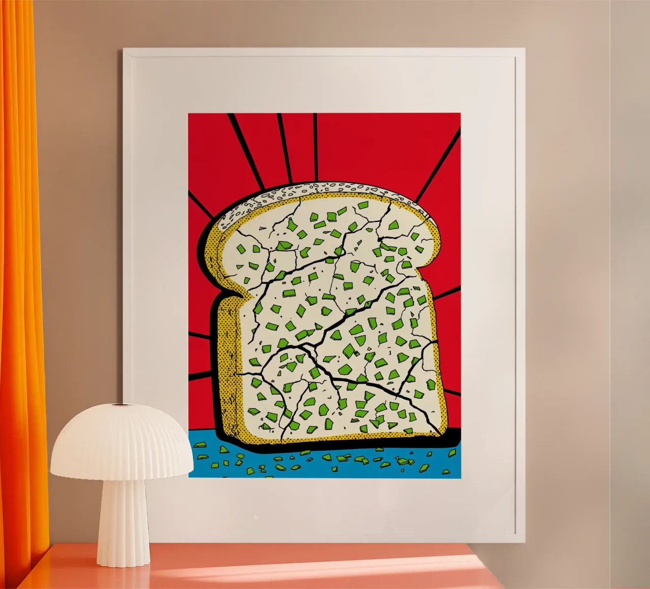 Pane - Pop Art poster da ColorCrash Gallery