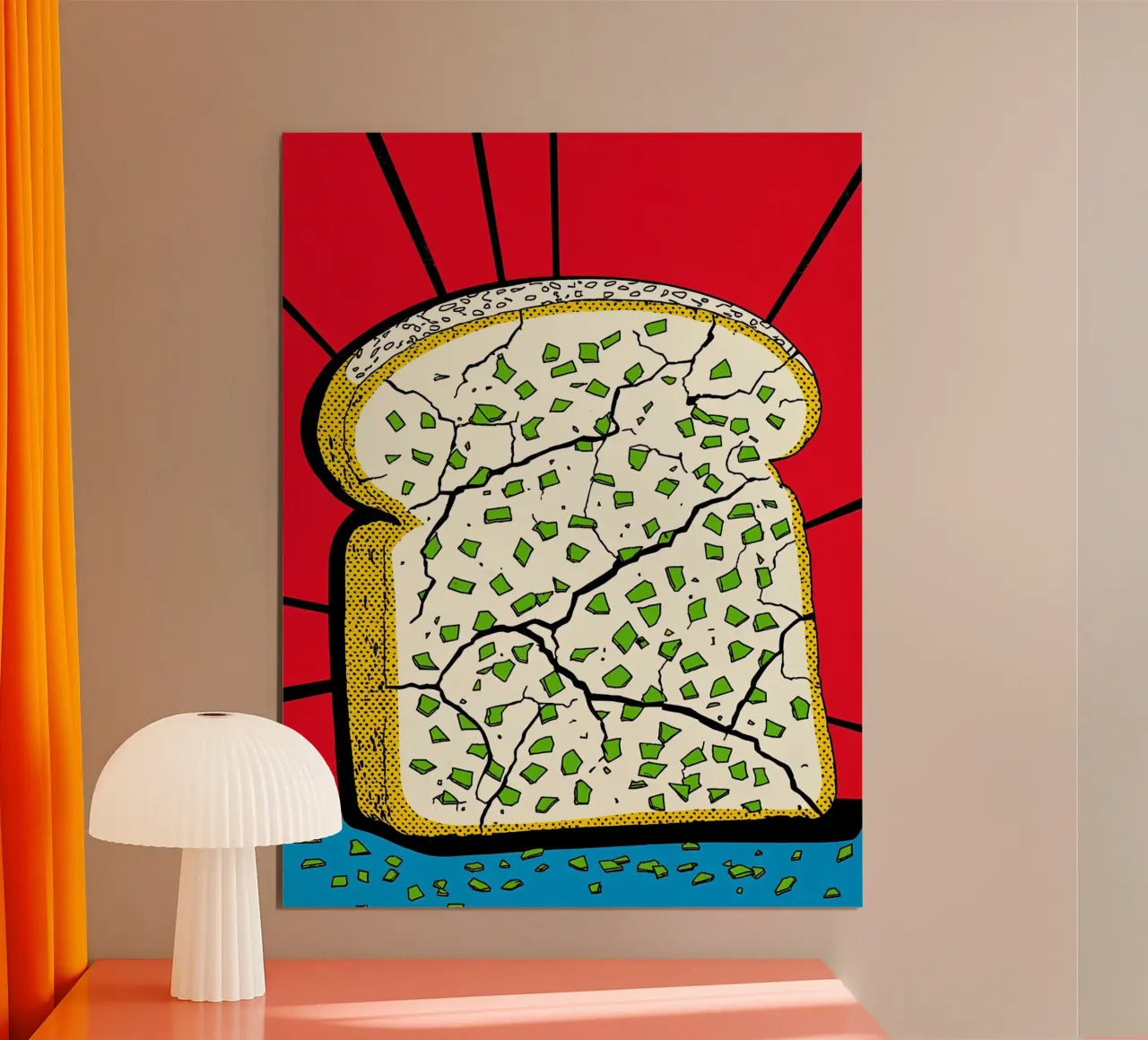Pane - Pop Art poster da ColorCrash Gallery