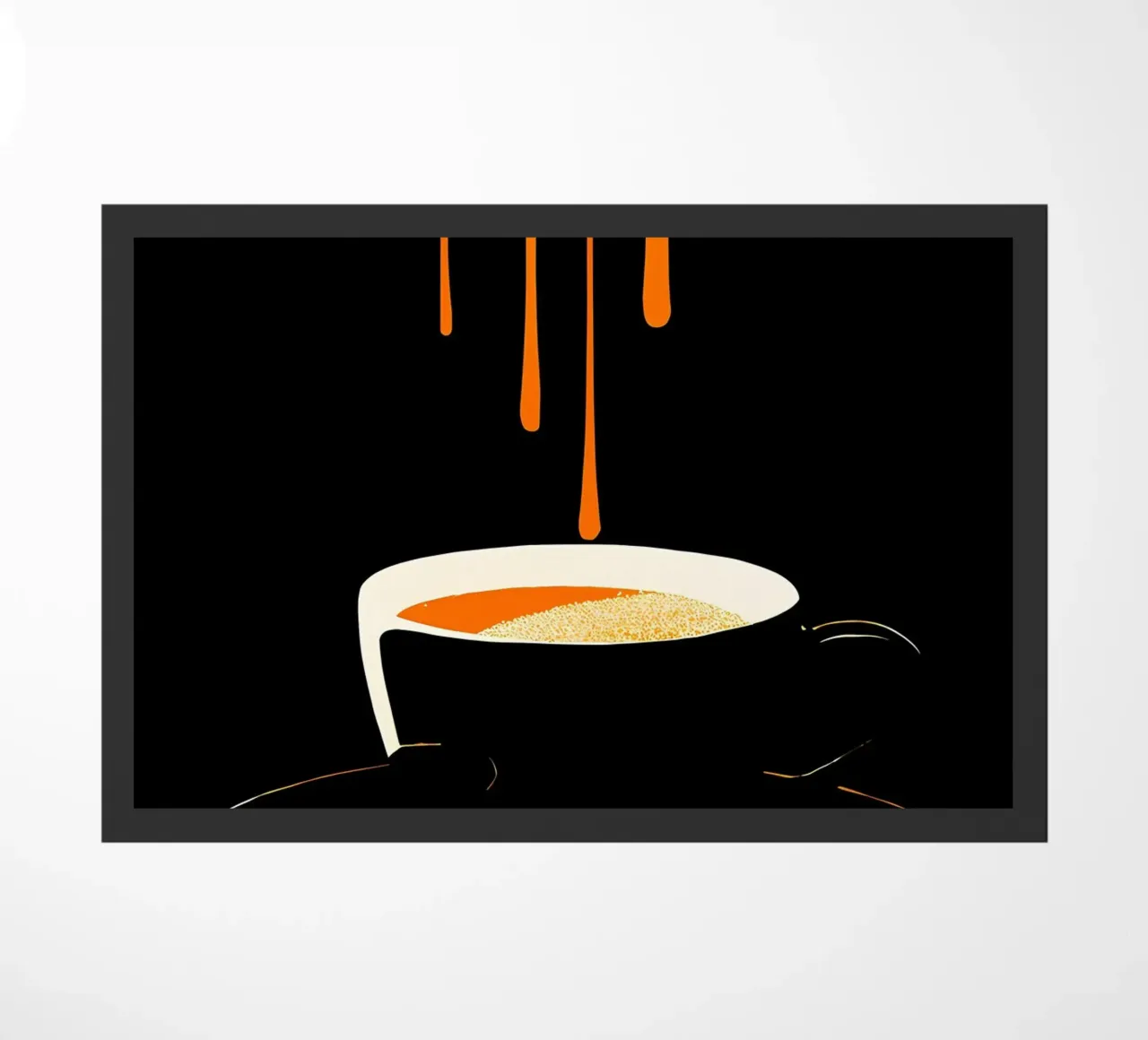 Taza de café - Pop Art felpudo de ColorCrash Gallery