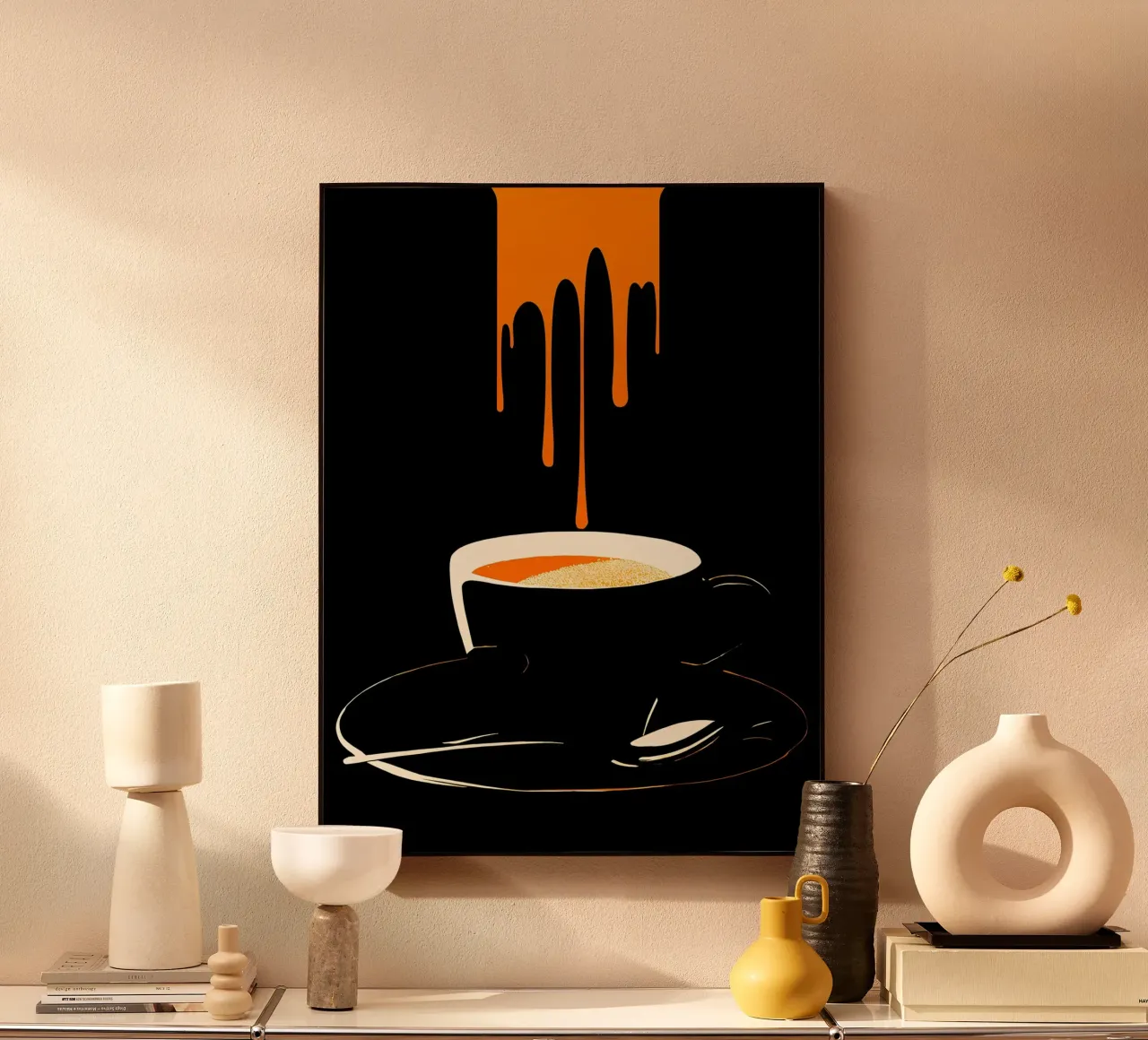 Tazza da caffè - Pop Art alluminio dibond da ColorCrash Gallery