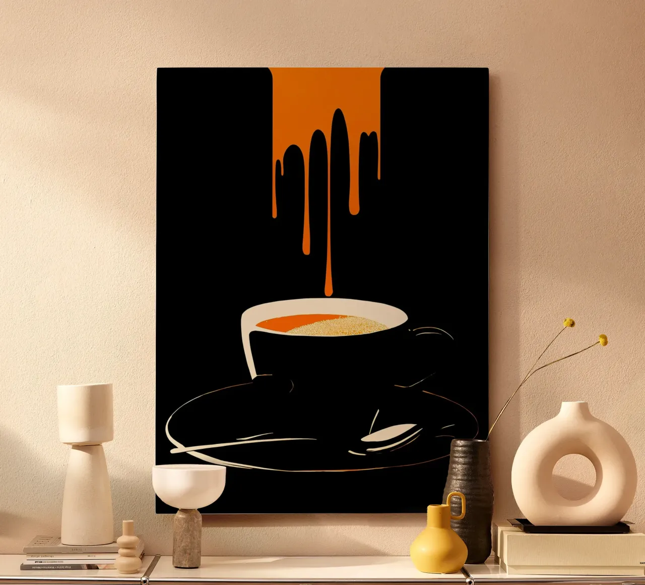 Tazza da caffè - Pop Art alluminio dibond da ColorCrash Gallery