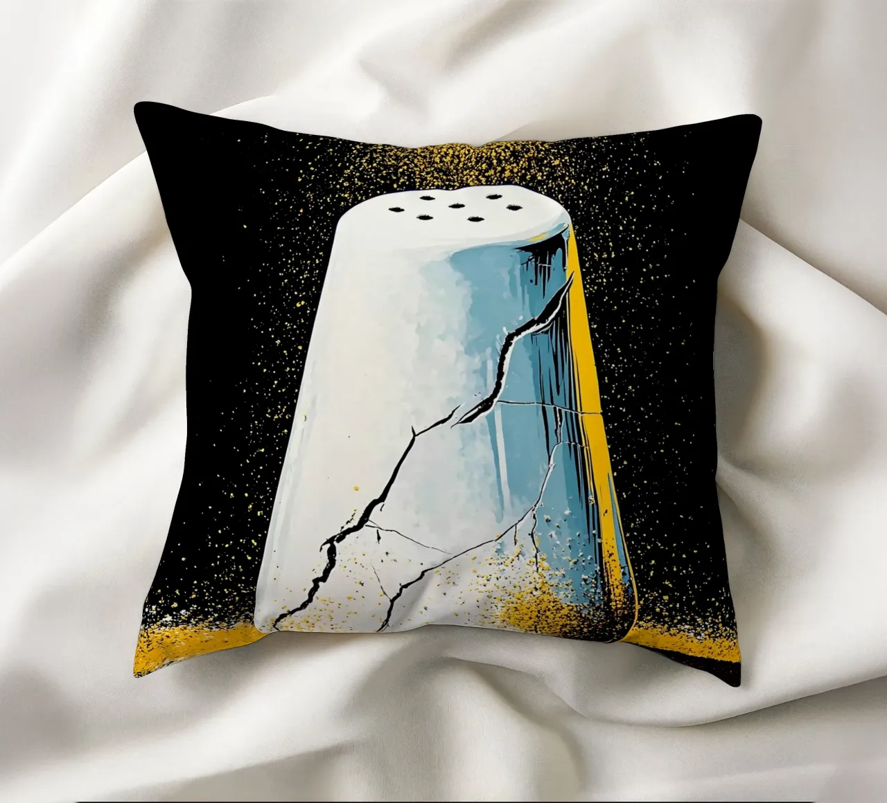Salsiera - Pop Art cuscino da ColorCrash Gallery
