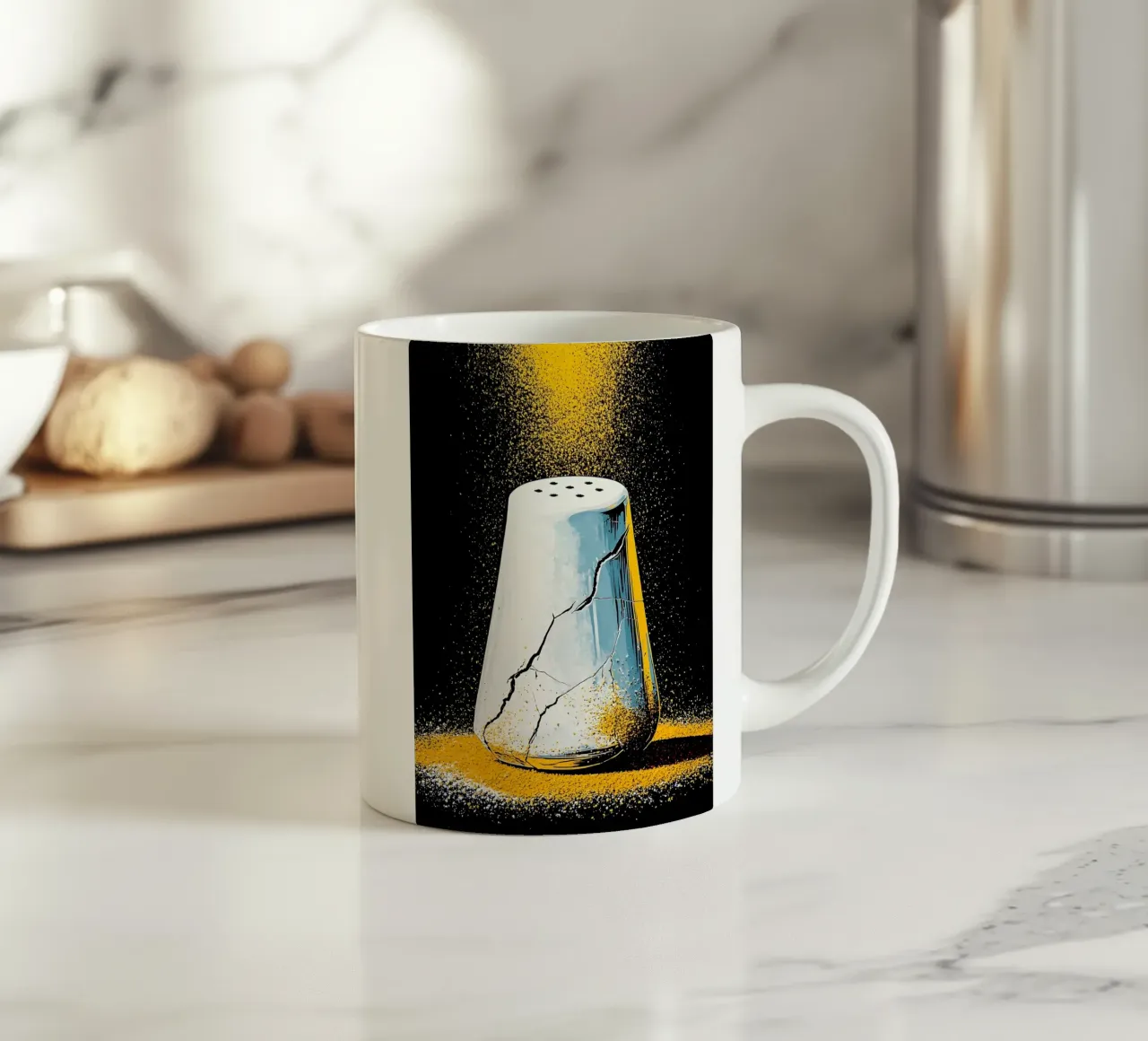 Salsiera - Pop Art tazza in ceramica da ColorCrash Gallery