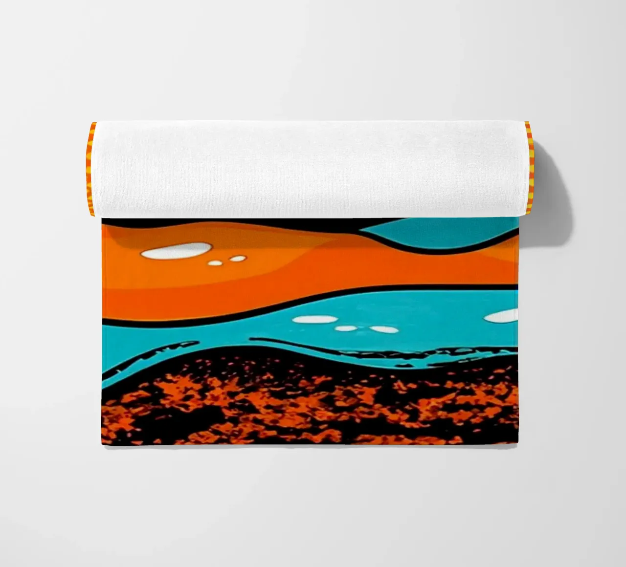 Hamburger - Pop Art telo mare da ColorCrash Gallery