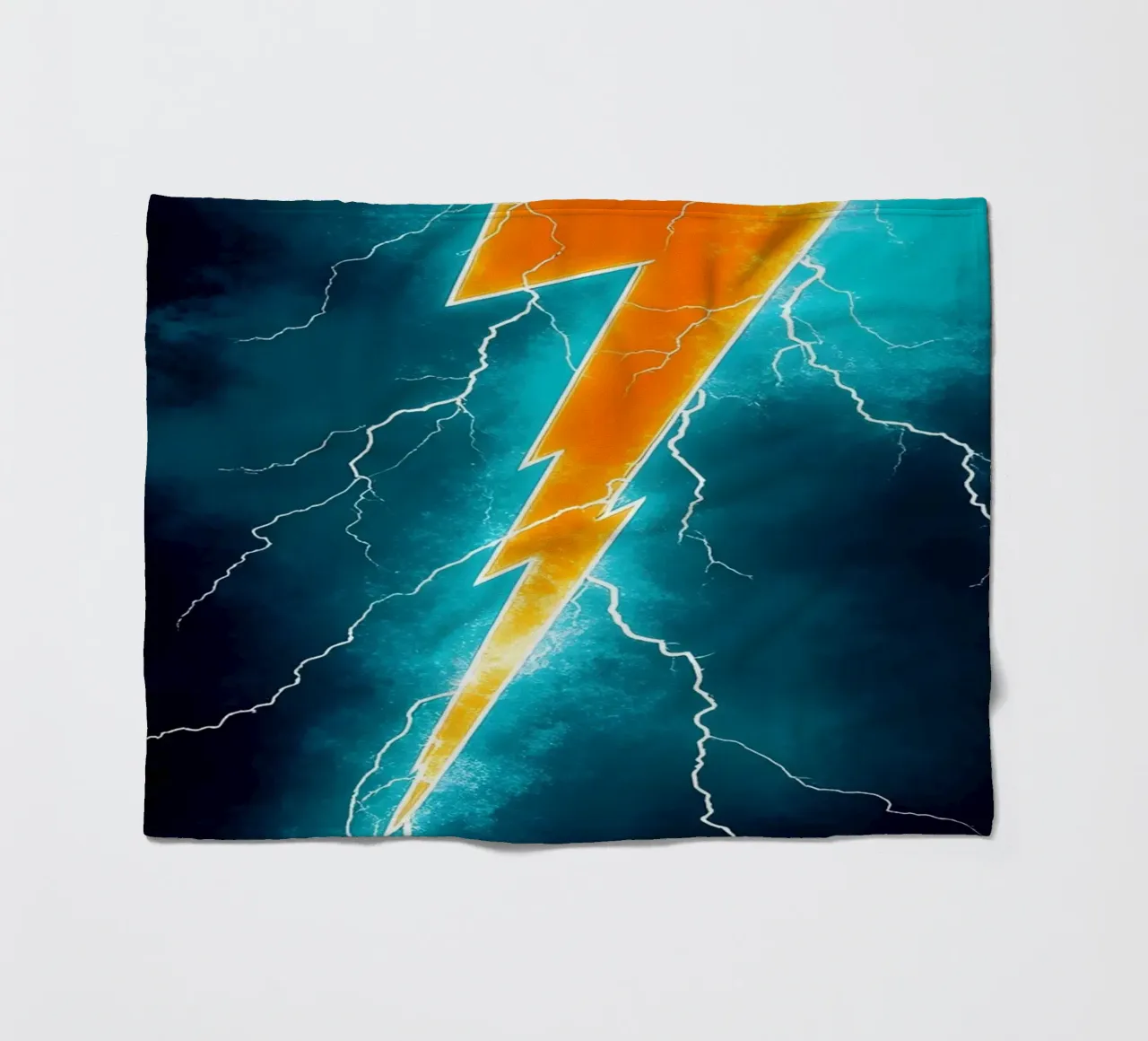 Fulmine - Pop Art coperta in pile da ColorCrash Gallery
