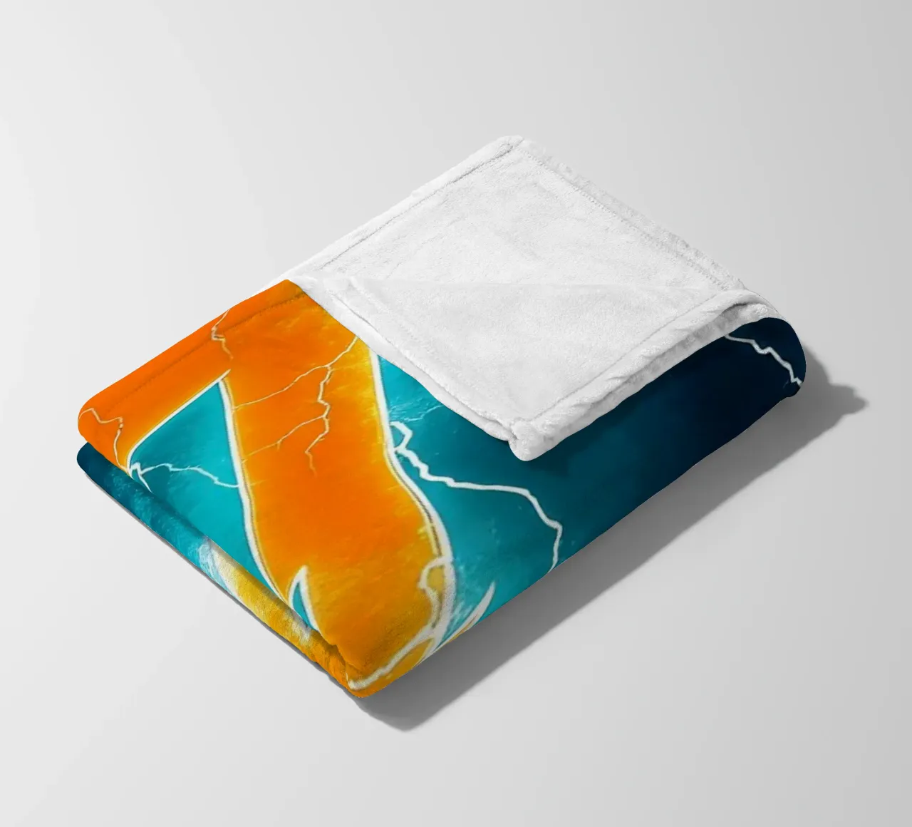Fulmine - Pop Art coperta in pile da ColorCrash Gallery