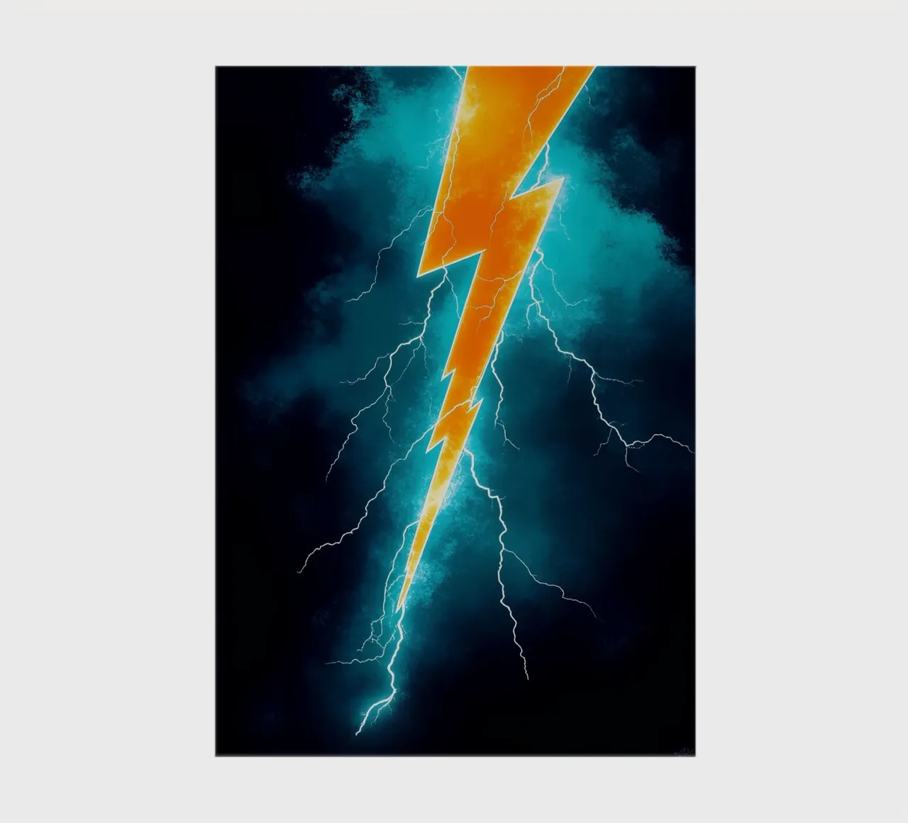 Lightning - Pop Art notebook by ColorCrash Gallery