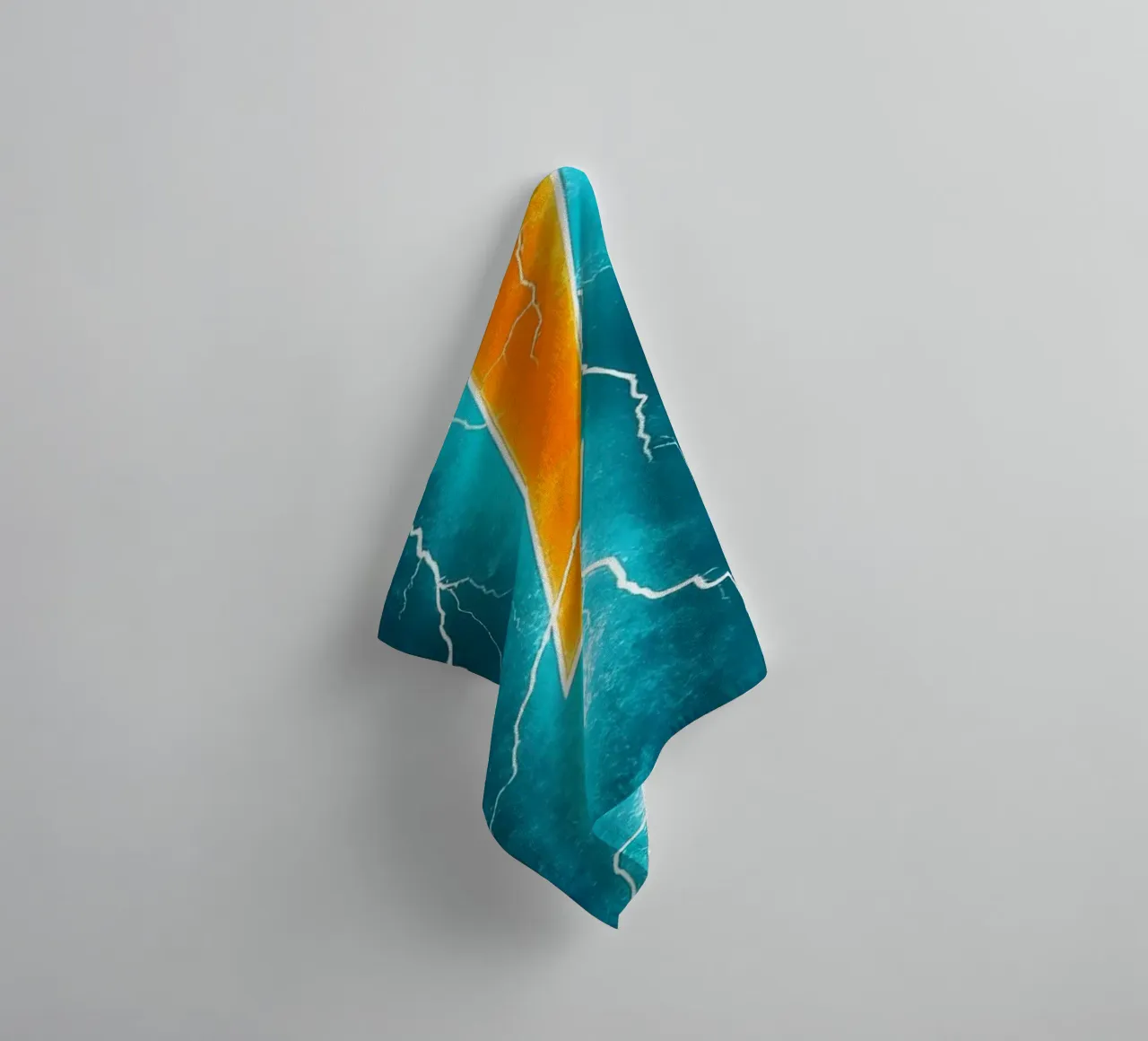 Lightning - Pop Art towel by ColorCrash Gallery