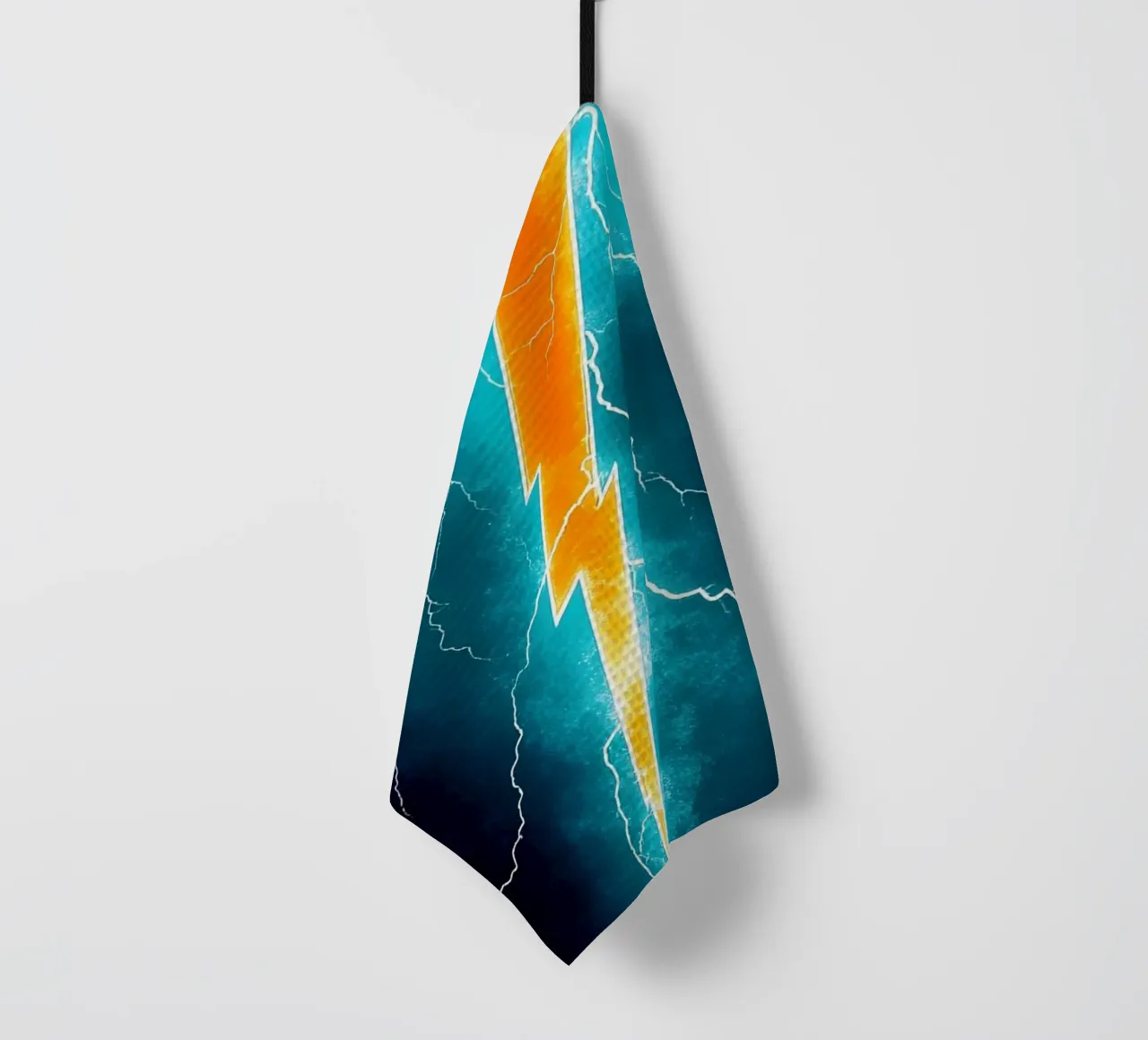Lightning - Pop Art tea towel by ColorCrash Gallery