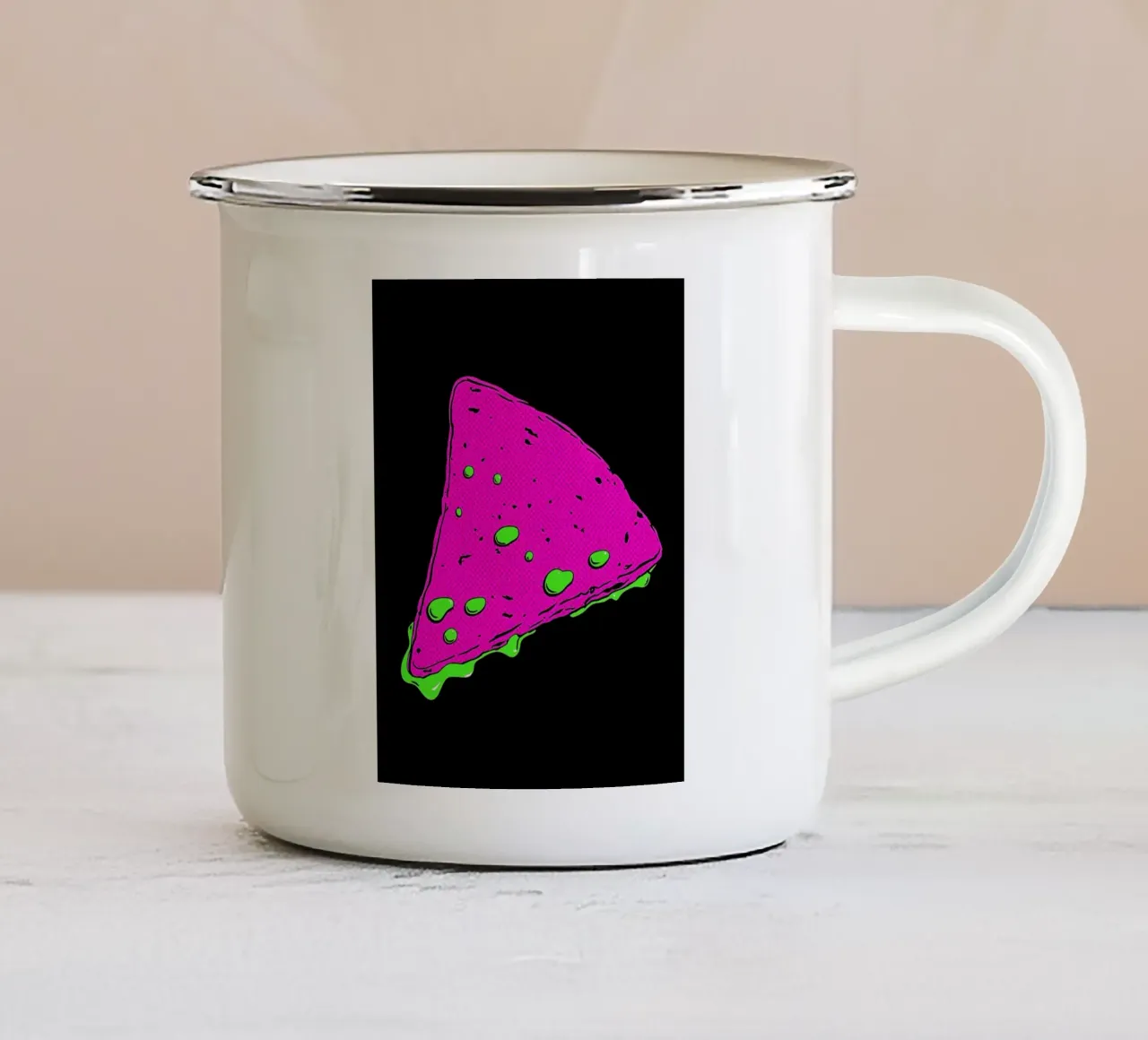 Fast Food - Pop Art tazza in smalto da ColorCrash Gallery