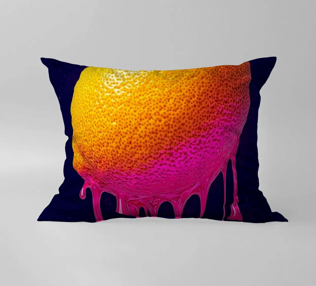 Zitronentropfen - Pop Art Kissen von ColorCrash Gallery