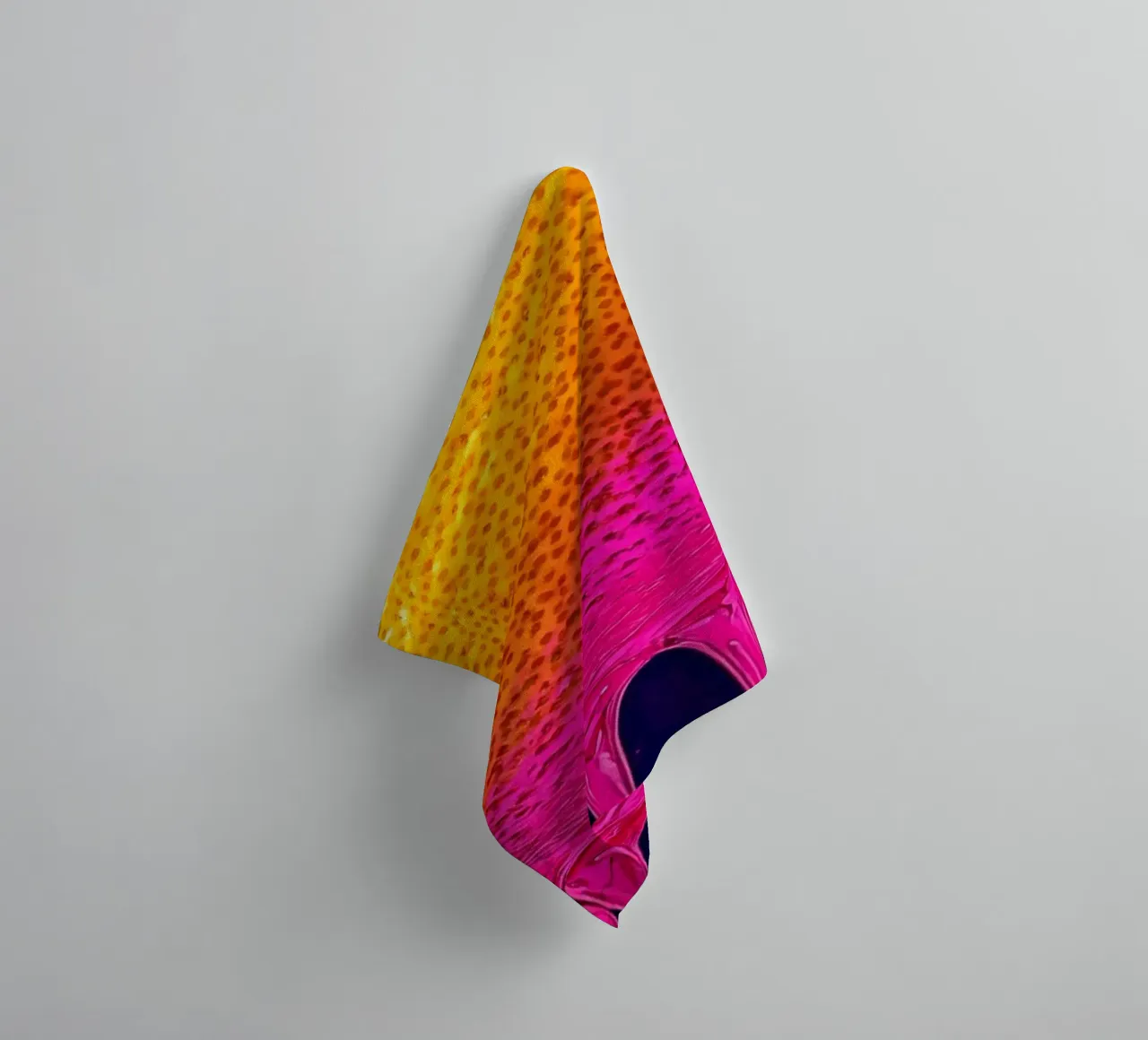 Limone che gocciola - Pop Art asciugamano da bagno da ColorCrash Gallery
