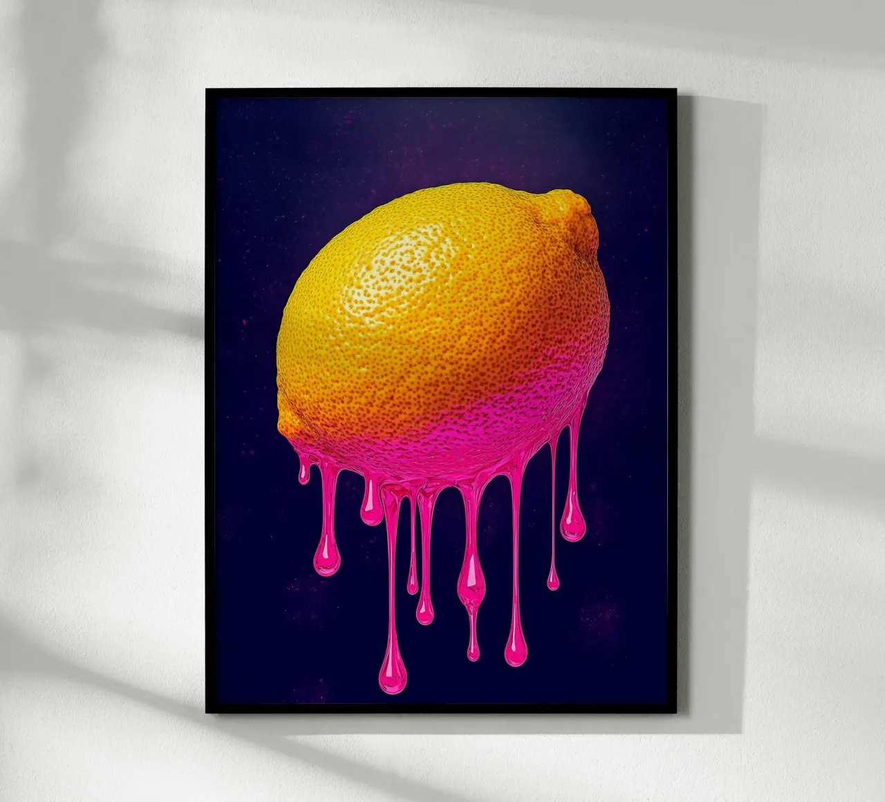 Limone che gocciola - Pop Art carta hahnemühle da ColorCrash Gallery