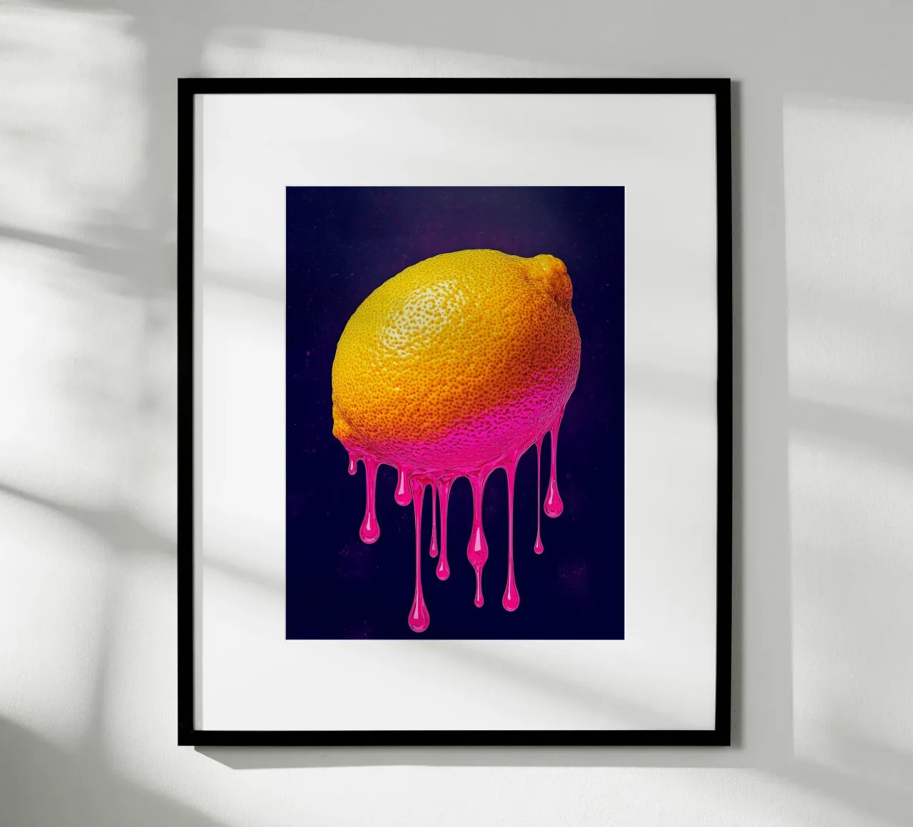 Limone che gocciola - Pop Art carta hahnemühle da ColorCrash Gallery