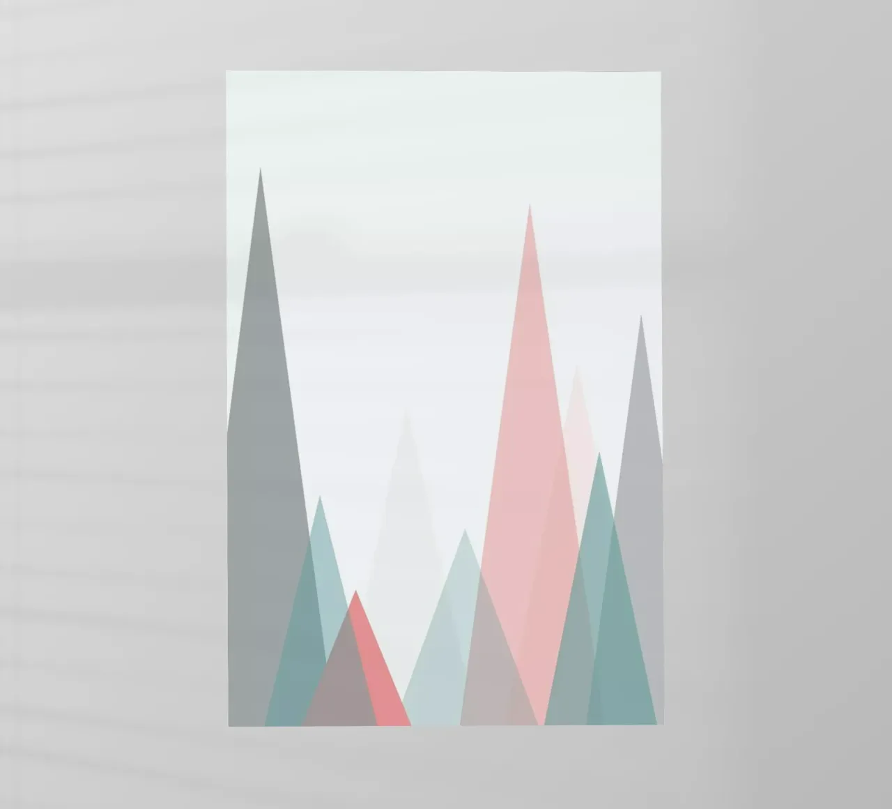 Pastel Mountains pellicola backlit da The Native State
