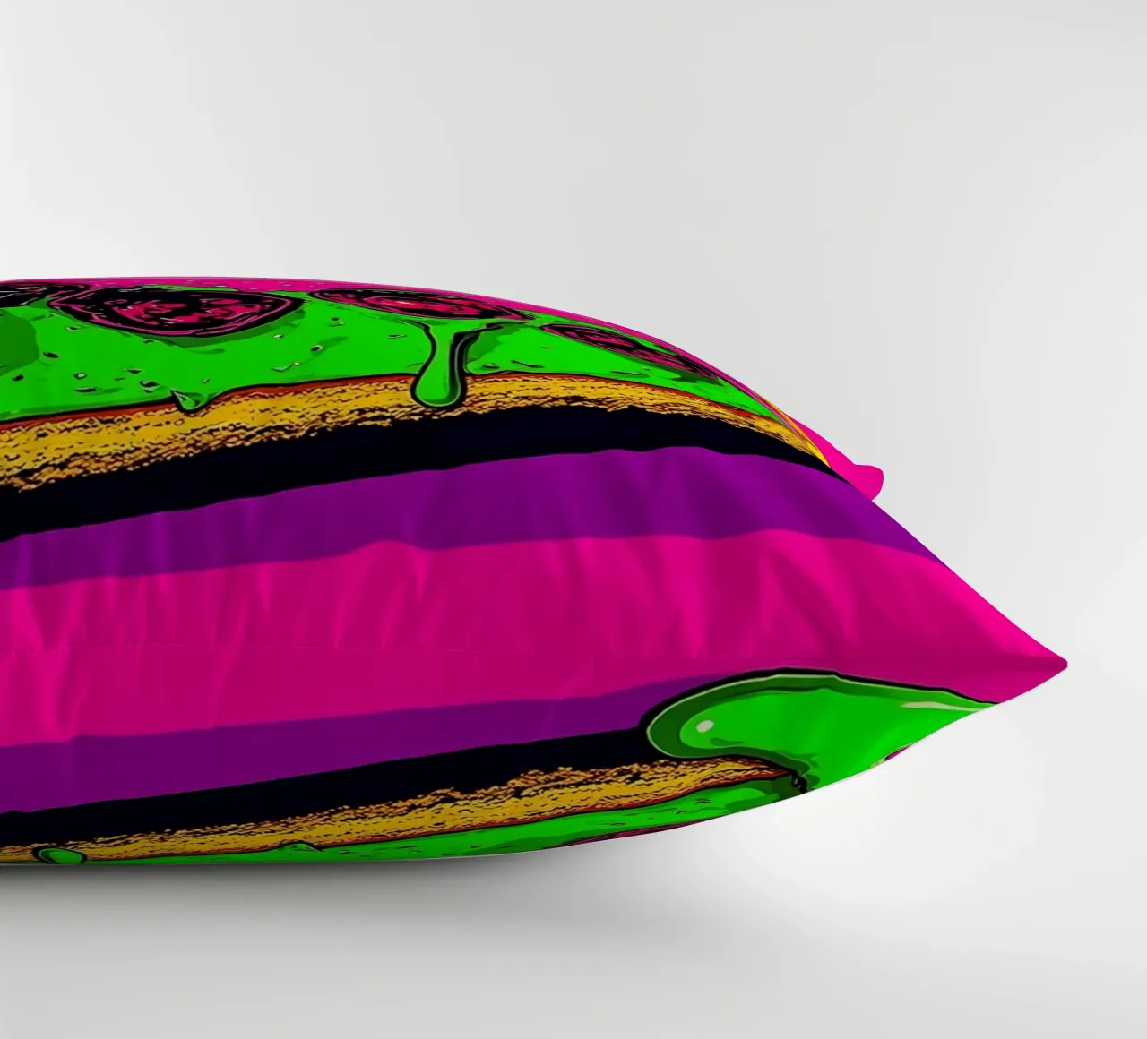Torta di ciliegie - Pop Art cuscino da ColorCrash Gallery