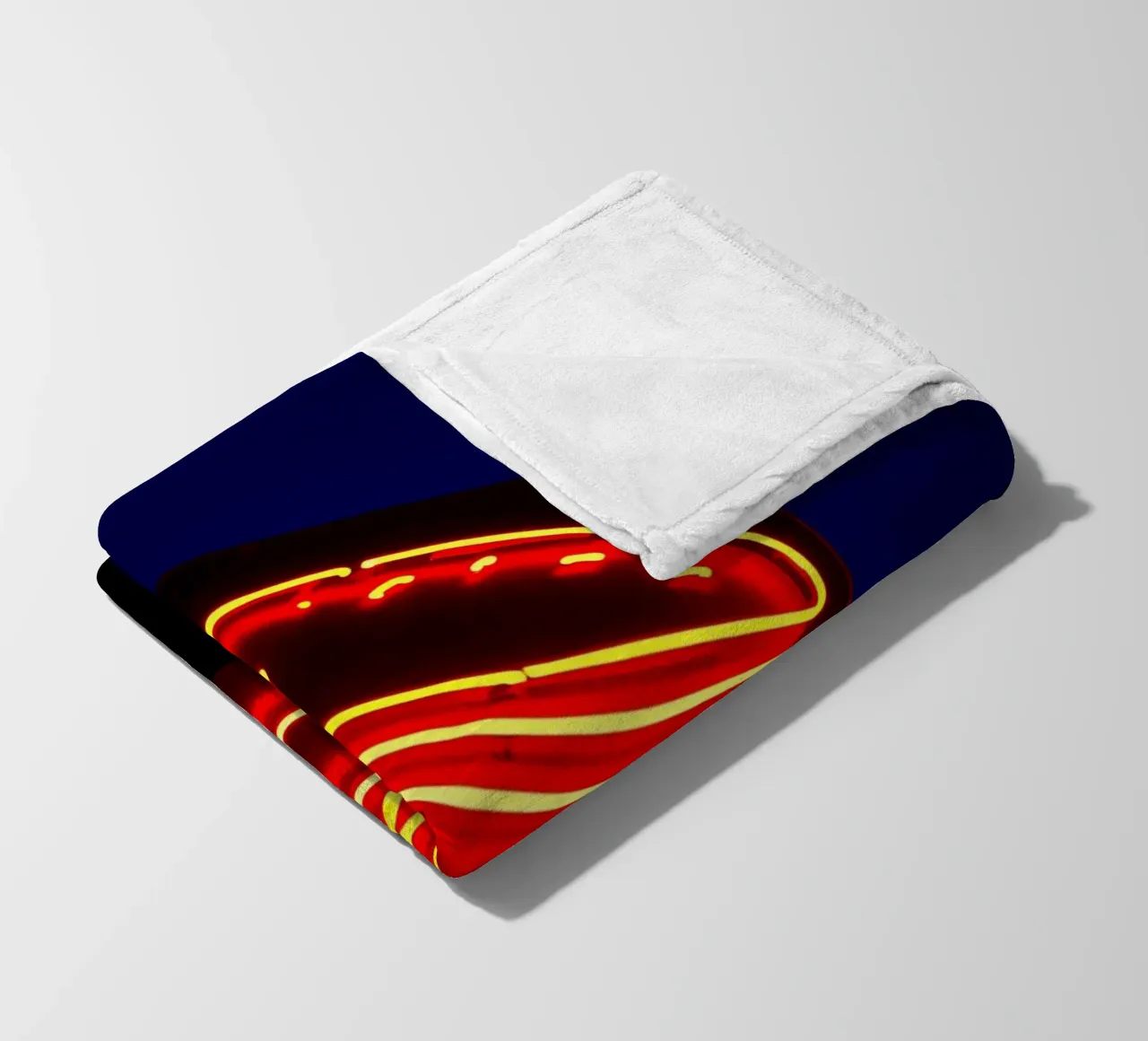Burger - Pop Art coperta in pile da ColorCrash Gallery