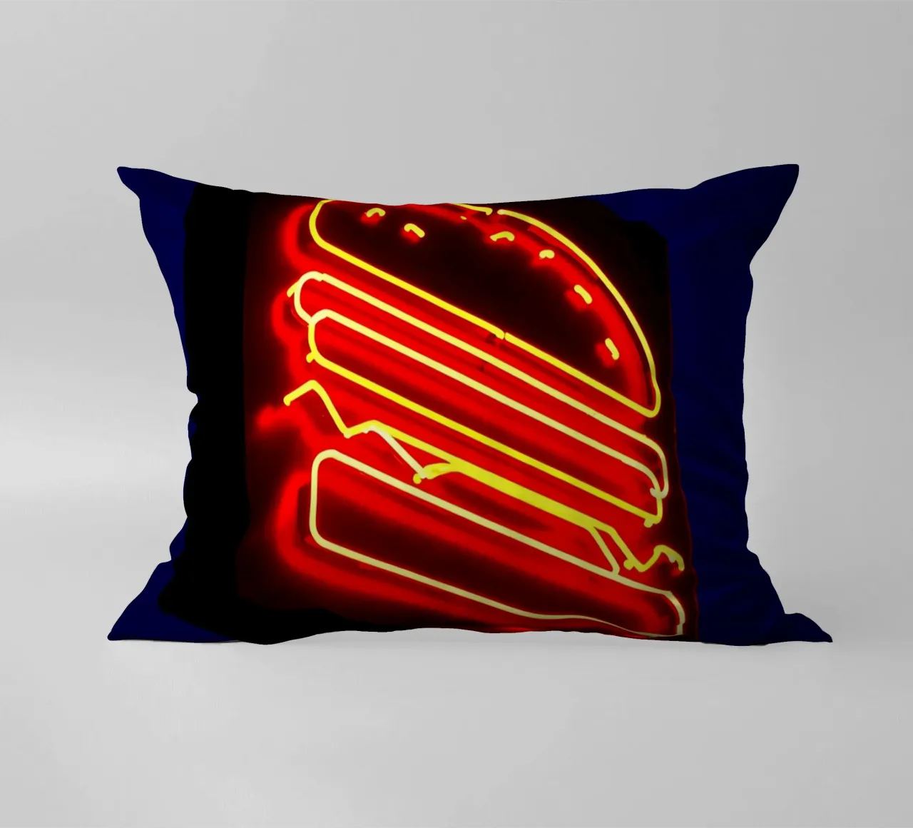 Burger - Pop Art cuscino da ColorCrash Gallery