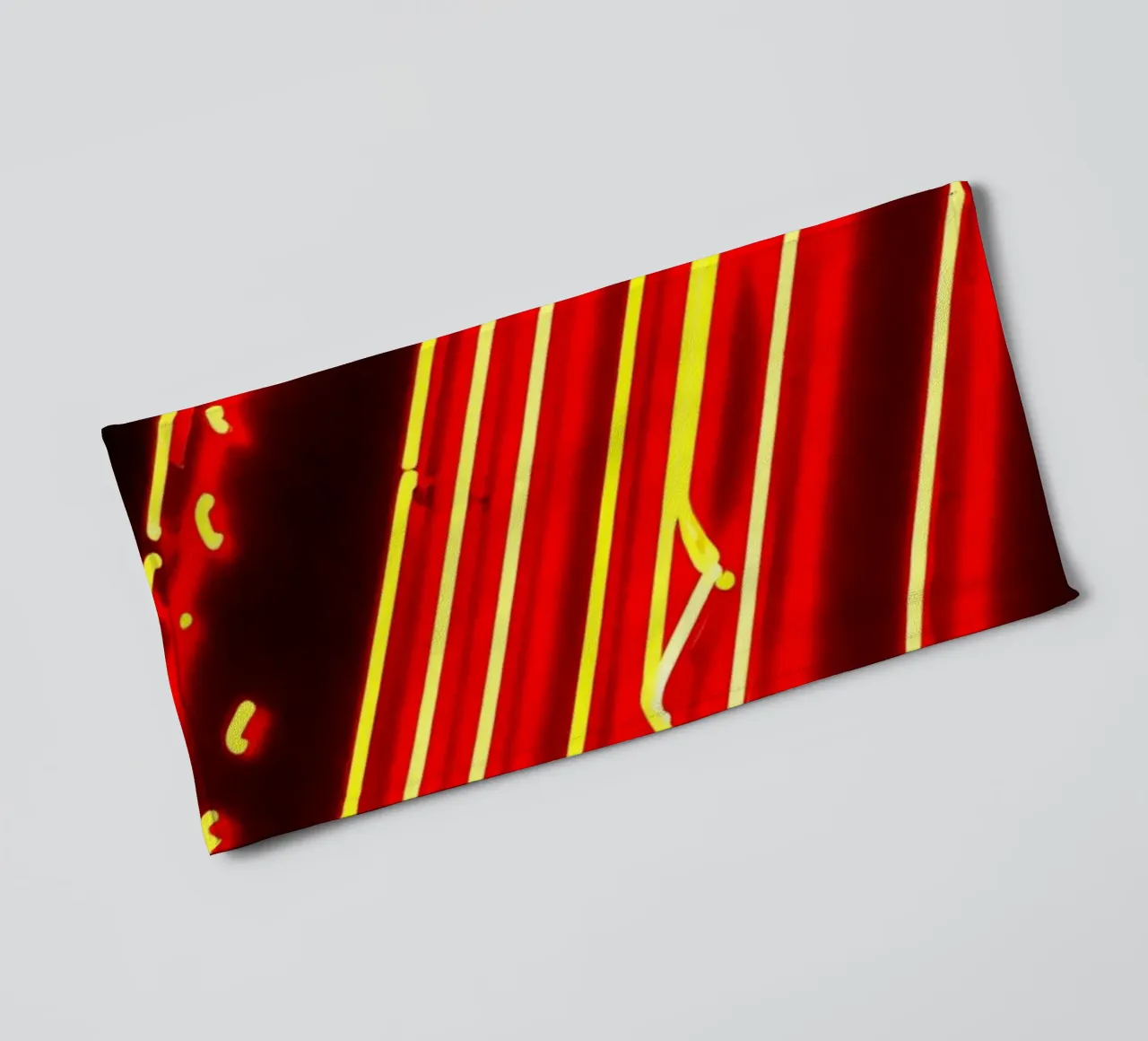 Burger - Pop Art towel by ColorCrash Gallery