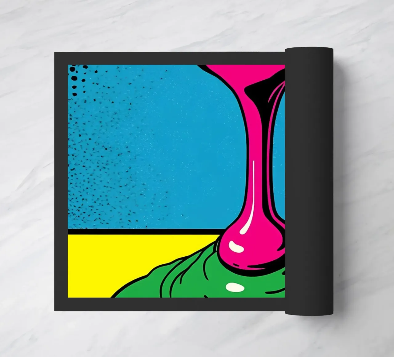 Gocce di cucchiaio - Pop Art zerbino da ColorCrash Gallery