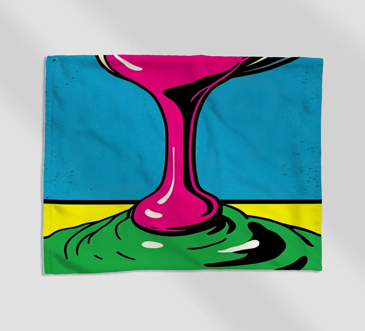 Gocce di cucchiaio - Pop Art telo mare da ColorCrash Gallery