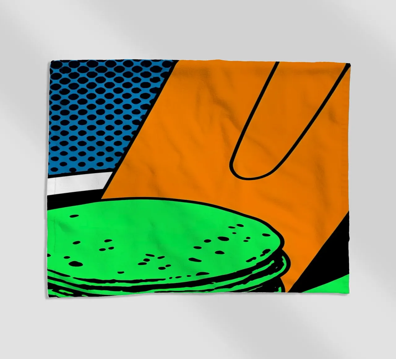 Pancake - Pop Art telo mare da ColorCrash Gallery