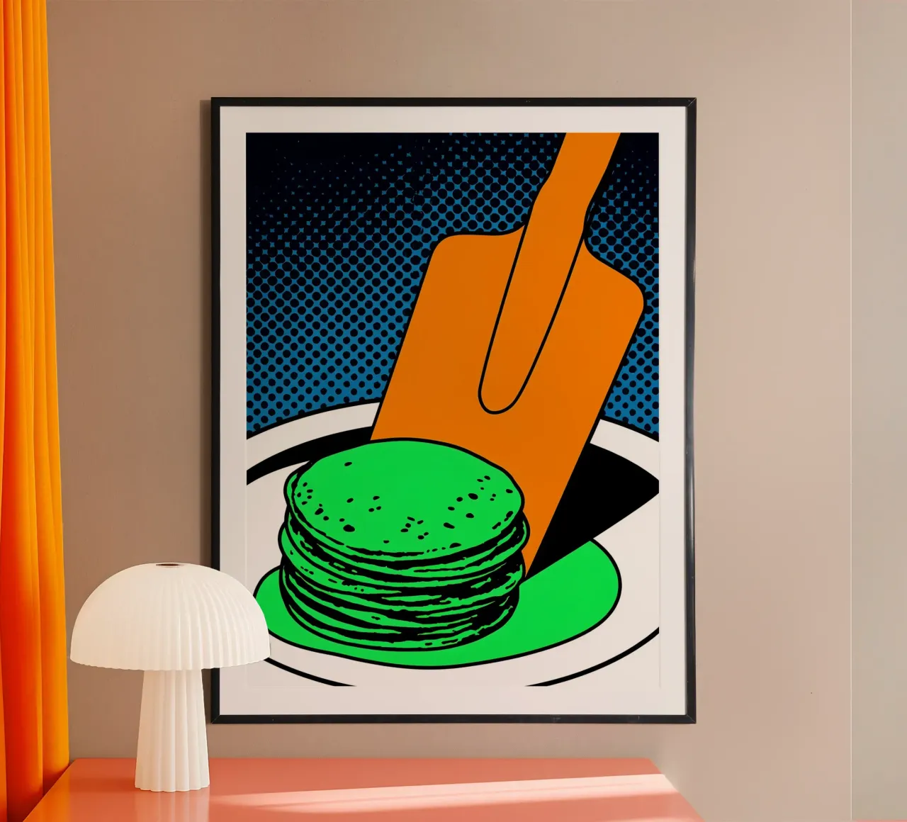 Pancake - Pop Art carta hahnemühle da ColorCrash Gallery