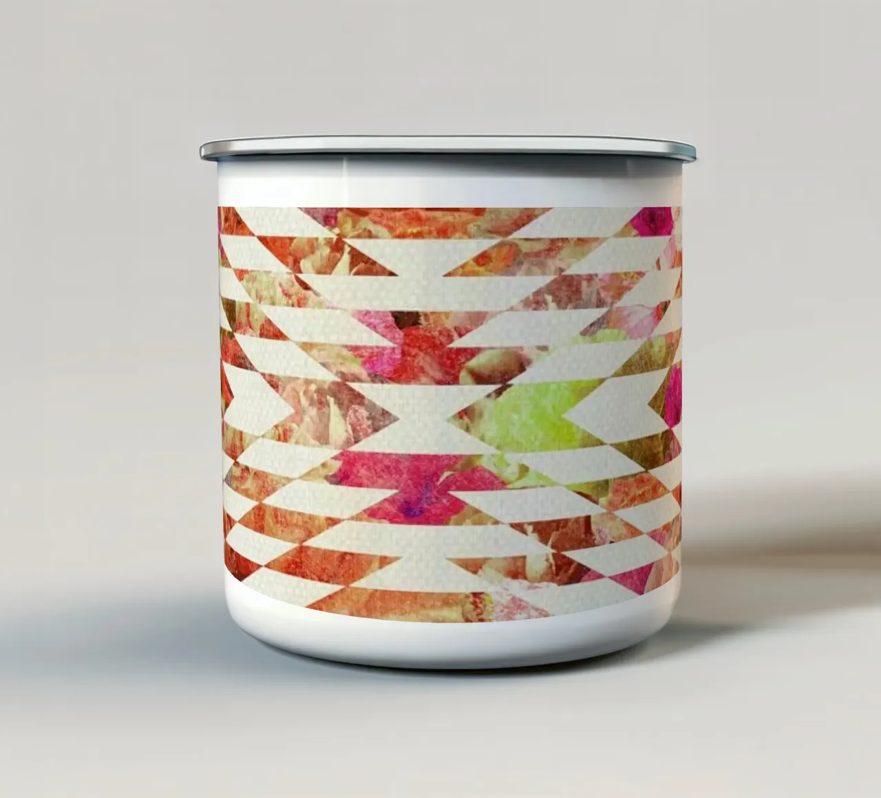 Floral Explosion tazza in smalto da Bianca Green