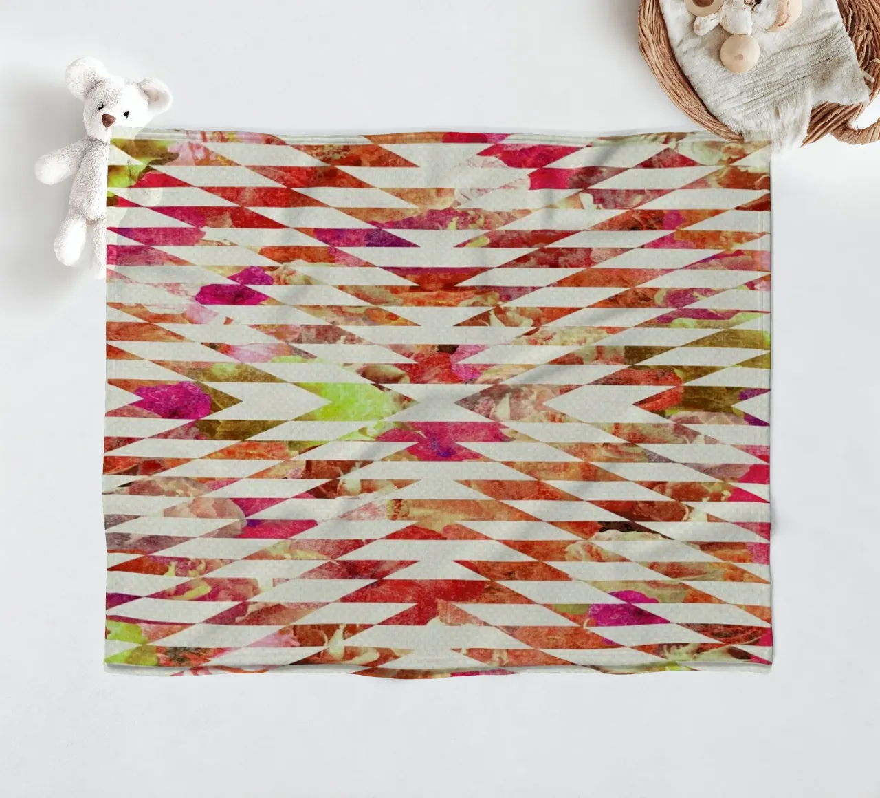 Floral Explosion coperta in pile da Bianca Green