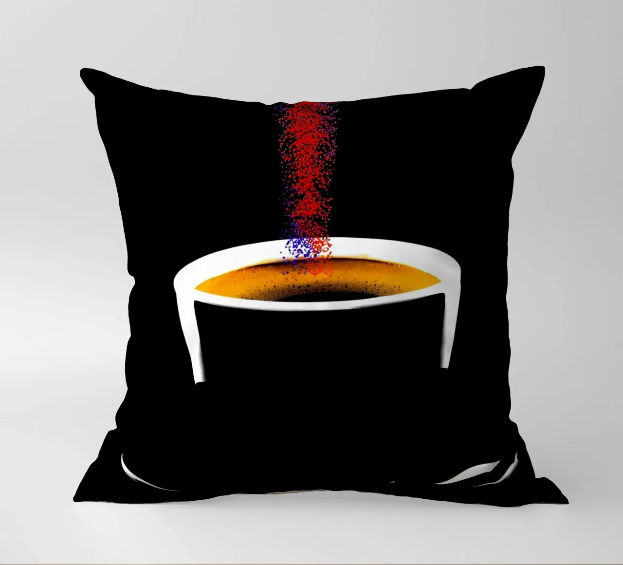 Caffè - Pop Art cuscino da ColorCrash Gallery