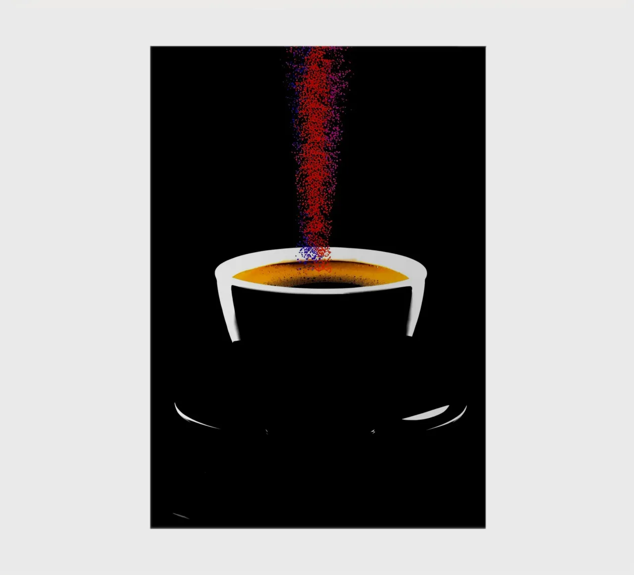 Coffee- Pop Art notebook by ColorCrash Gallery