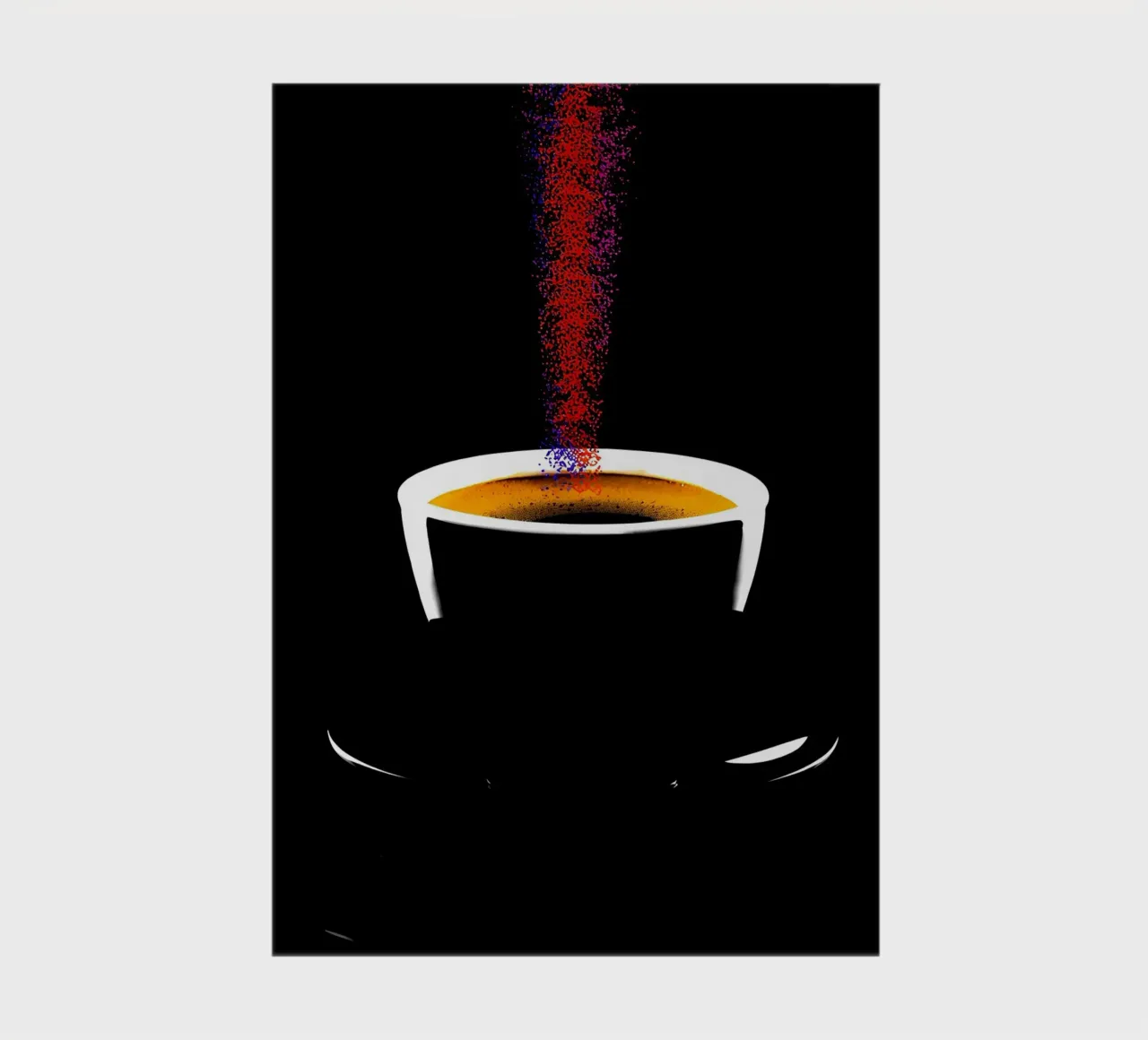 Coffee- Pop Art notebook by ColorCrash Gallery